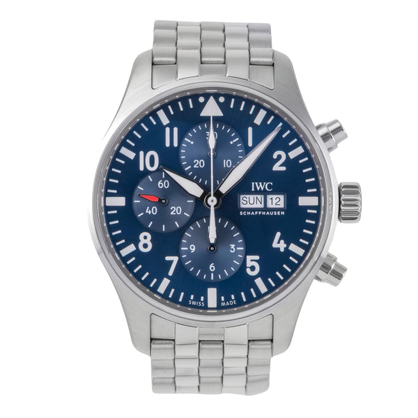 IWC Fliegerchronograph chronograph steel automatic men's watch IW377717 LP: 9500EUR  [2505598]