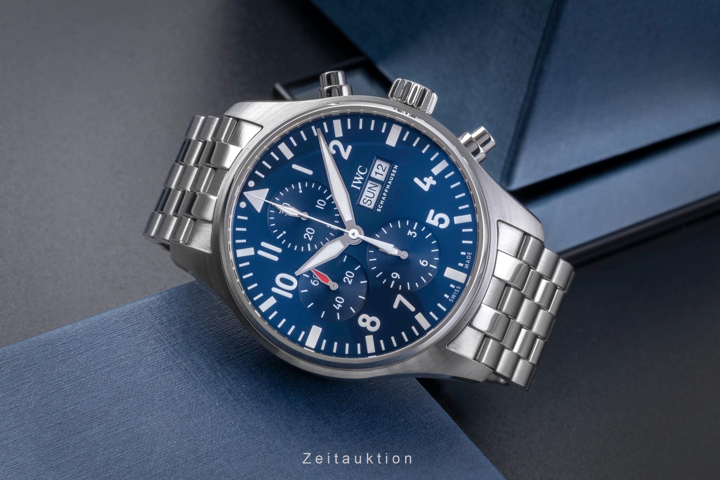 IWC Fliegerchronograph chronograph steel automatic men's watch IW377717 LP: 9500EUR  [2505598]