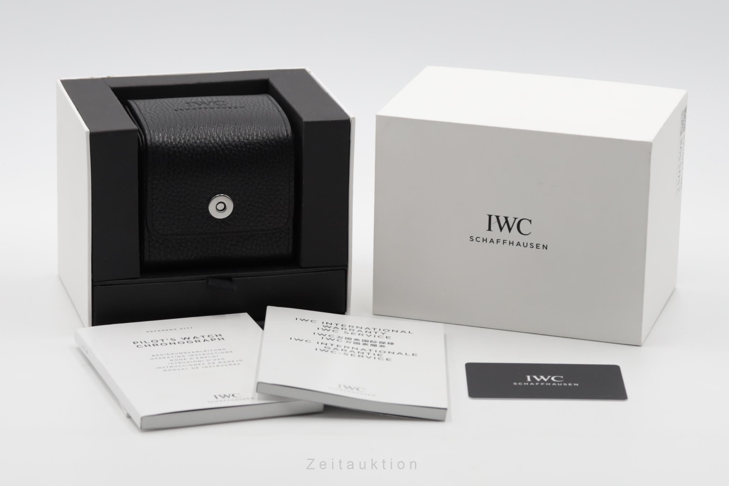 IWC Fliegerchronograph chronograph steel automatic men's watch IW377717 LP: 9500EUR  [2505598]