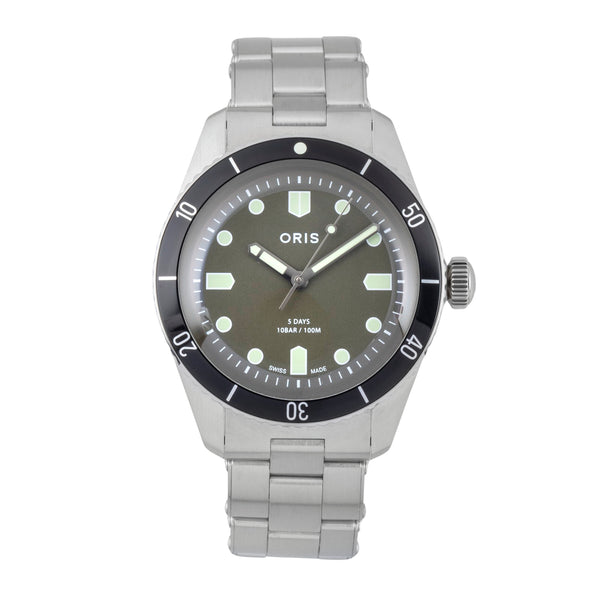 Oris Divers Sixty-Five acero automático reloj para caballeros 01 400 7774 4087	 LP: 3500EUR Limited  [2505599]