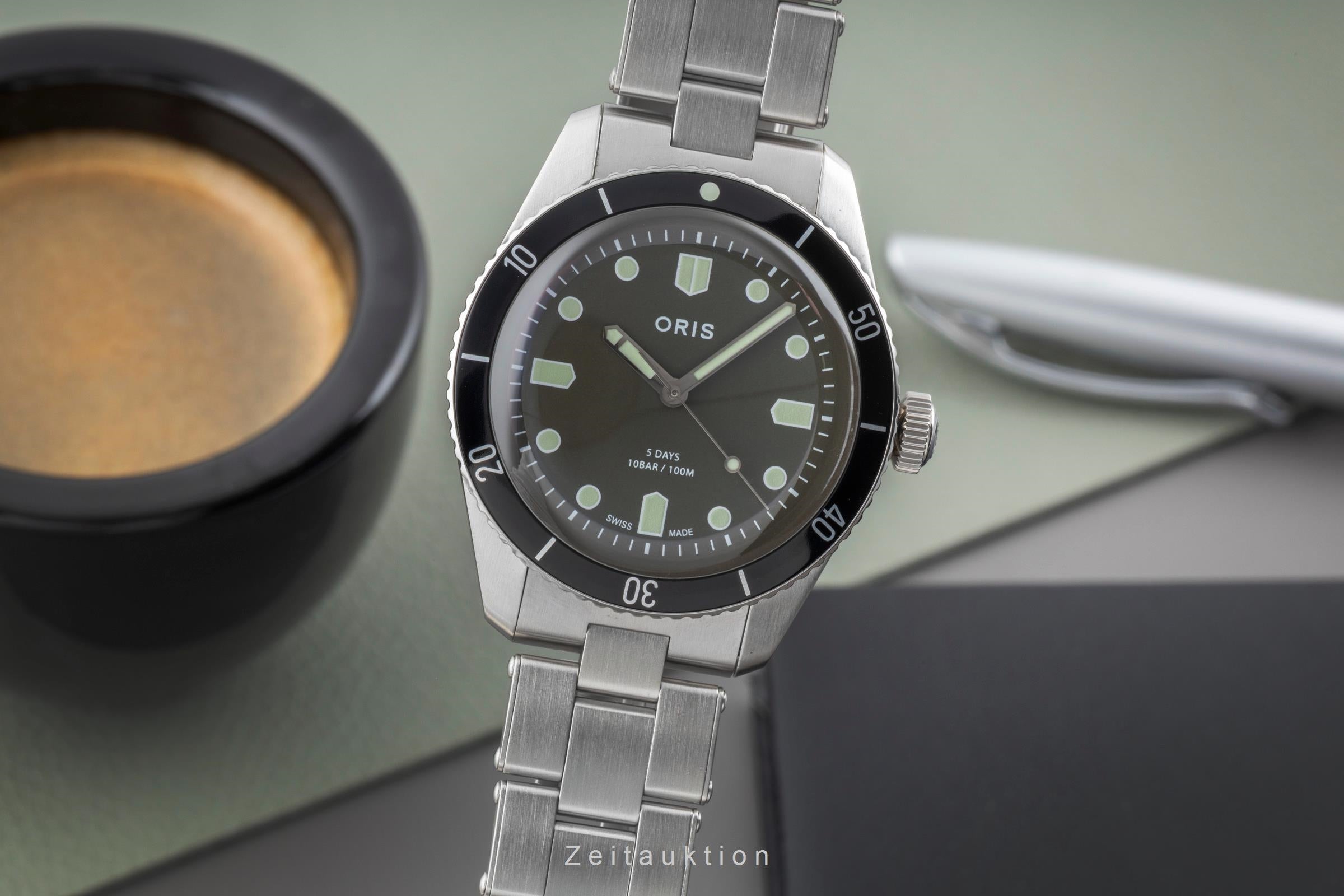 Oris Divers Sixty-Five acero automático reloj para caballeros 01 400 7774 4087	 LP: 3500EUR Limited  [2505599]