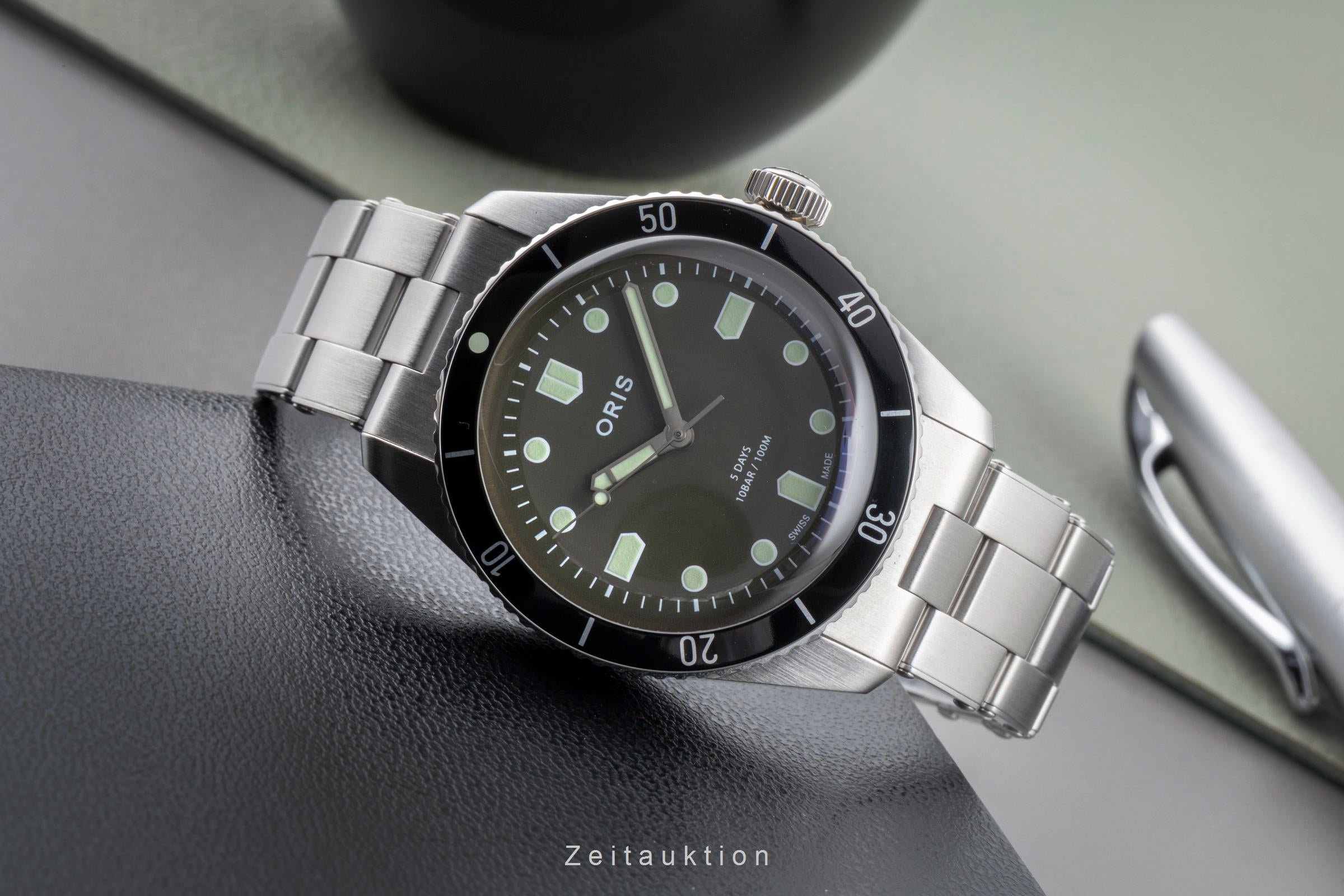 Oris Divers Sixty-Five acero automático reloj para caballeros 01 400 7774 4087	 LP: 3500EUR Limited  [2505599]