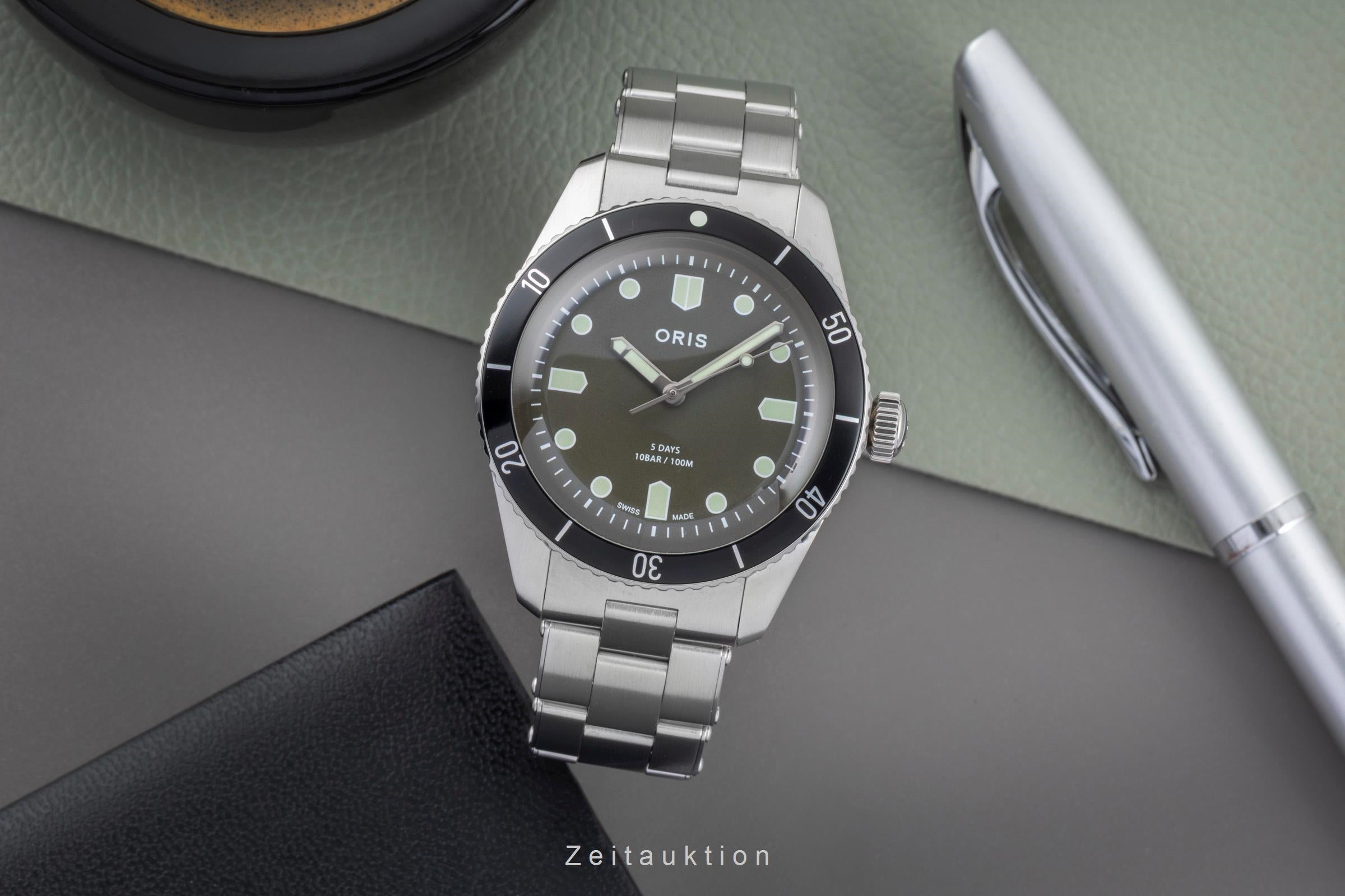 Oris Divers Sixty-Five acero automático reloj para caballeros 01 400 7774 4087	 LP: 3500EUR Limited  [2505599]