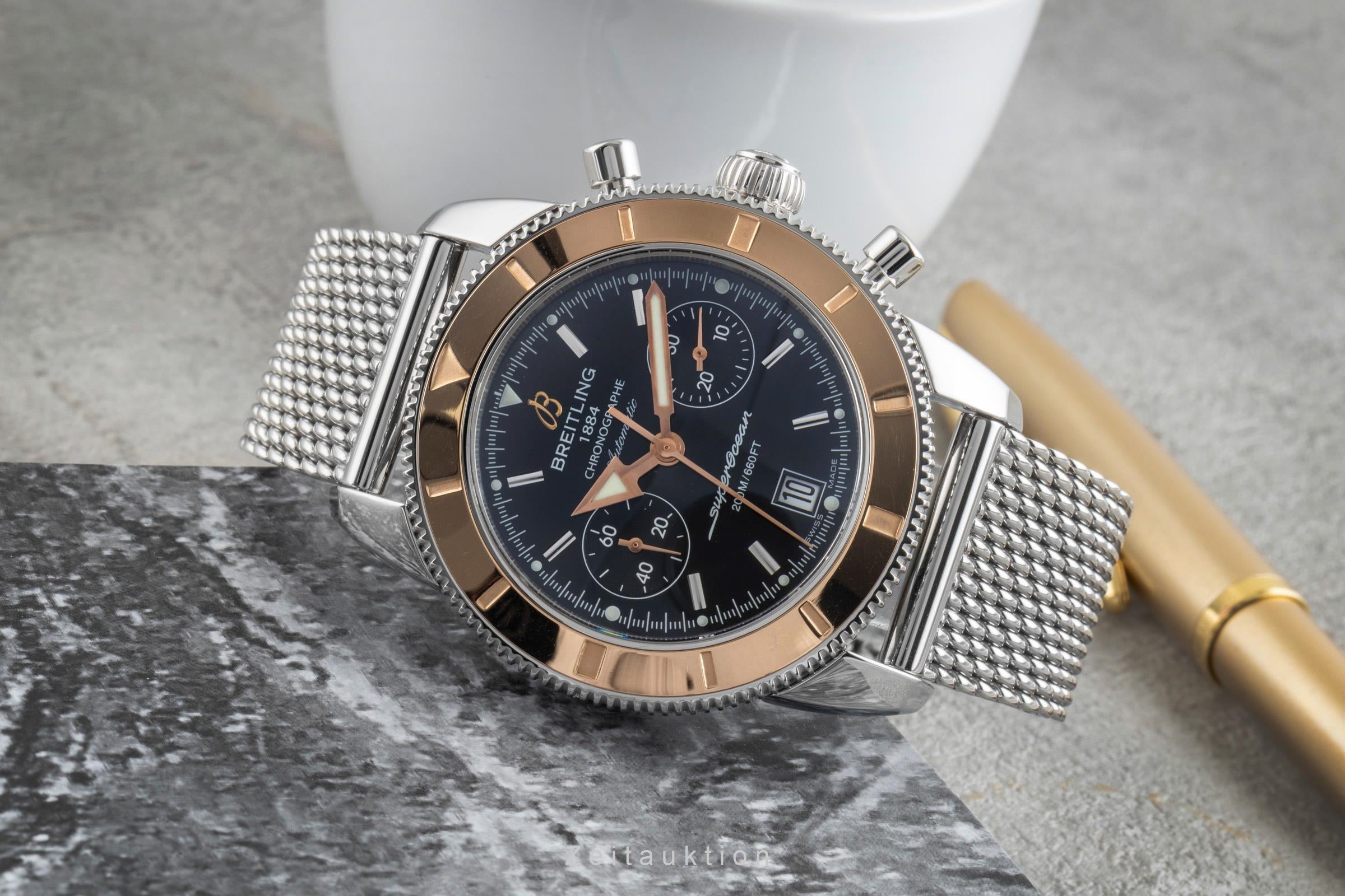 Breitling Superocean Chronograph steel / gold automatic Kal. B23
