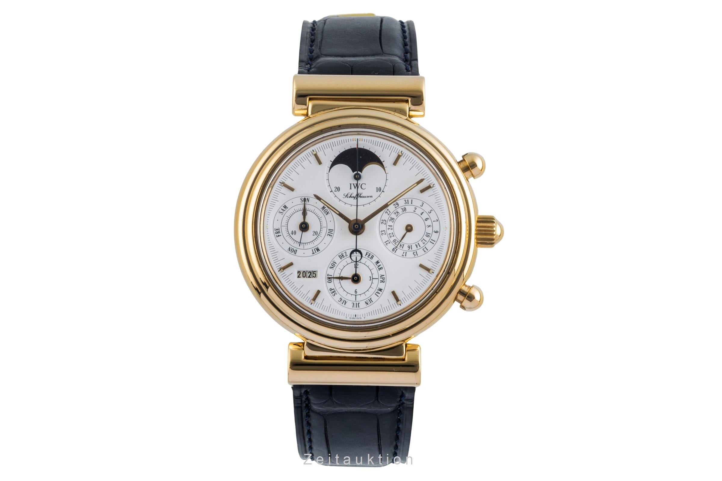 IWC Da Vinci chronograph 18 ct gold automatic Ref