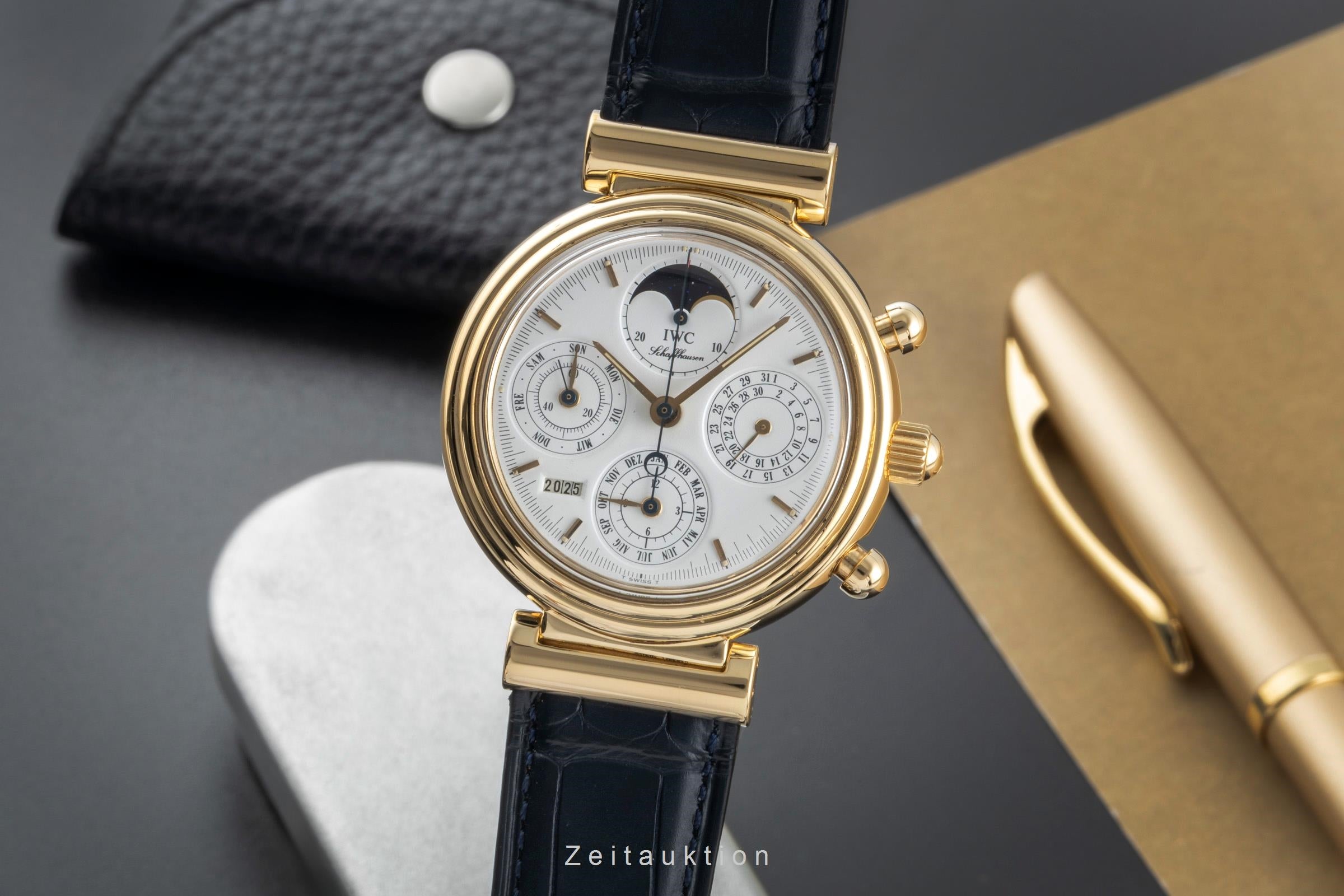 IWC Da Vinci cronógrafo oro de 18 quilates automático Kal. C.7906