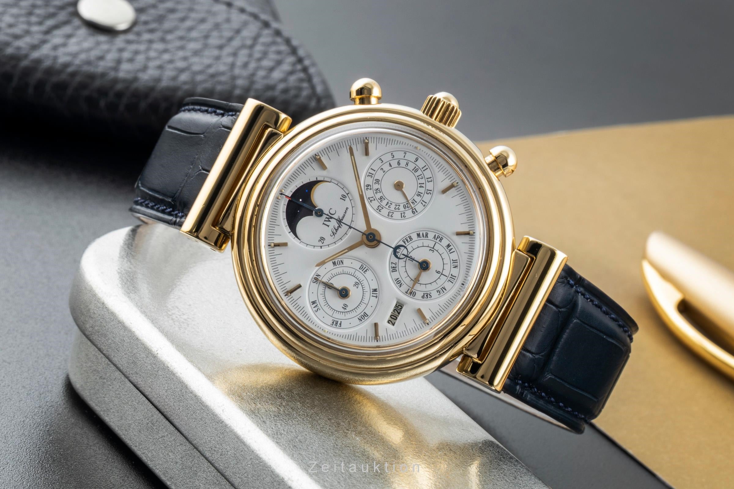 IWC Da Vinci cronografo oro 18 ct automatismo orologio da uomo IW375001  [2505606]