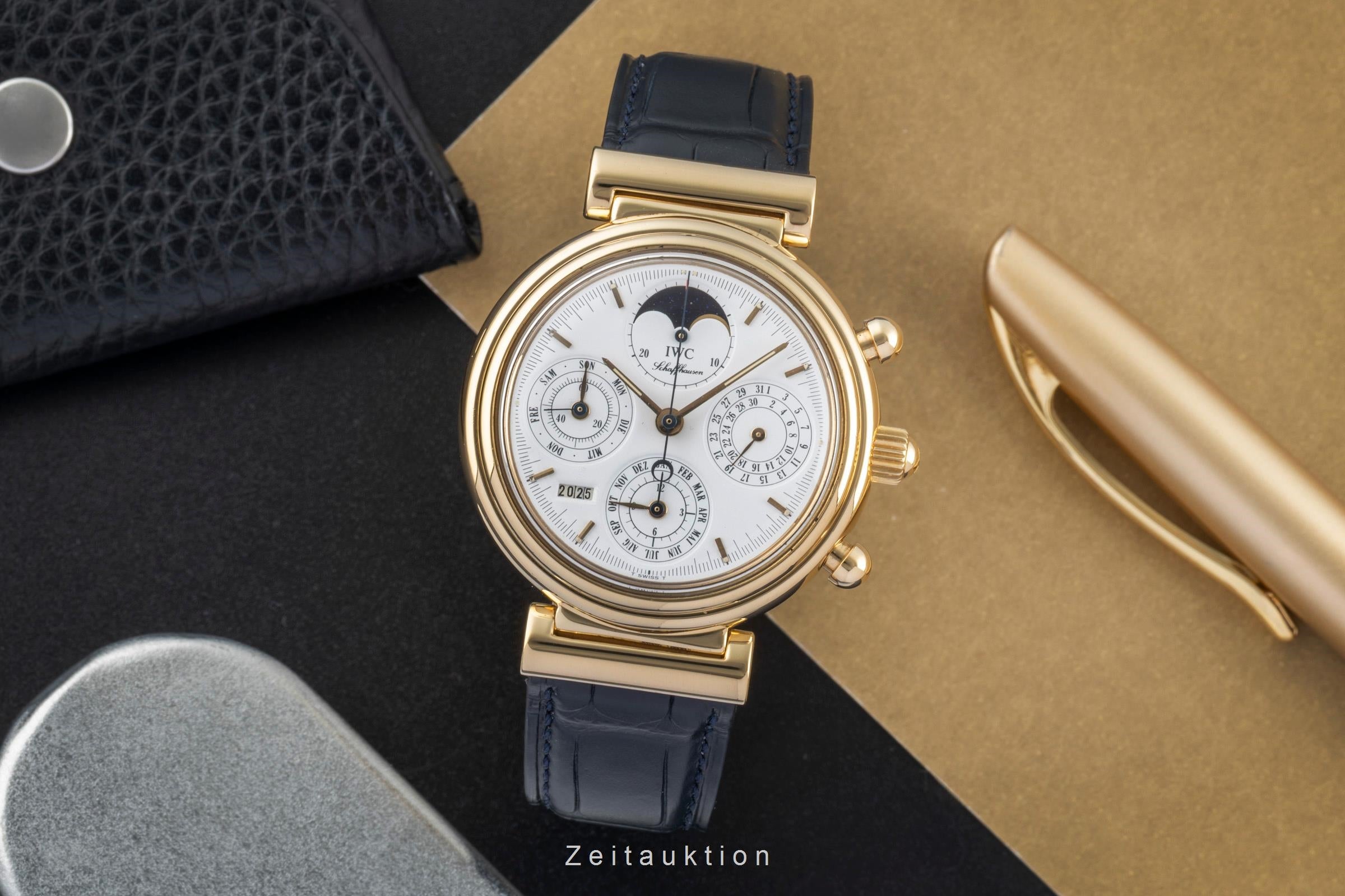 IWC Da Vinci cronografo oro 18 ct automatismo orologio da uomo IW375001  [2505606]