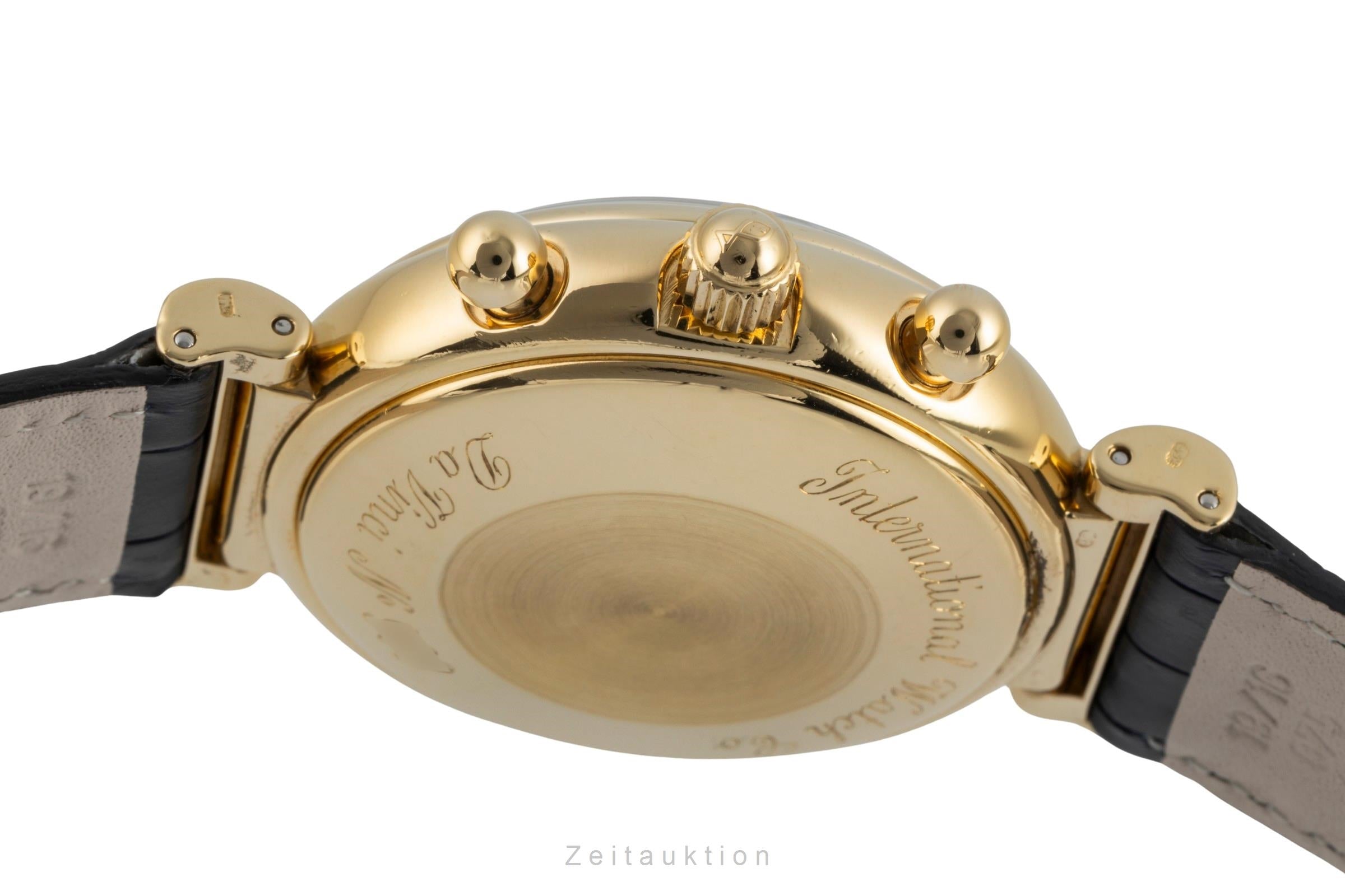 IWC Da Vinci cronografo oro 18 ct automatismo orologio da uomo IW375001  [2505606]