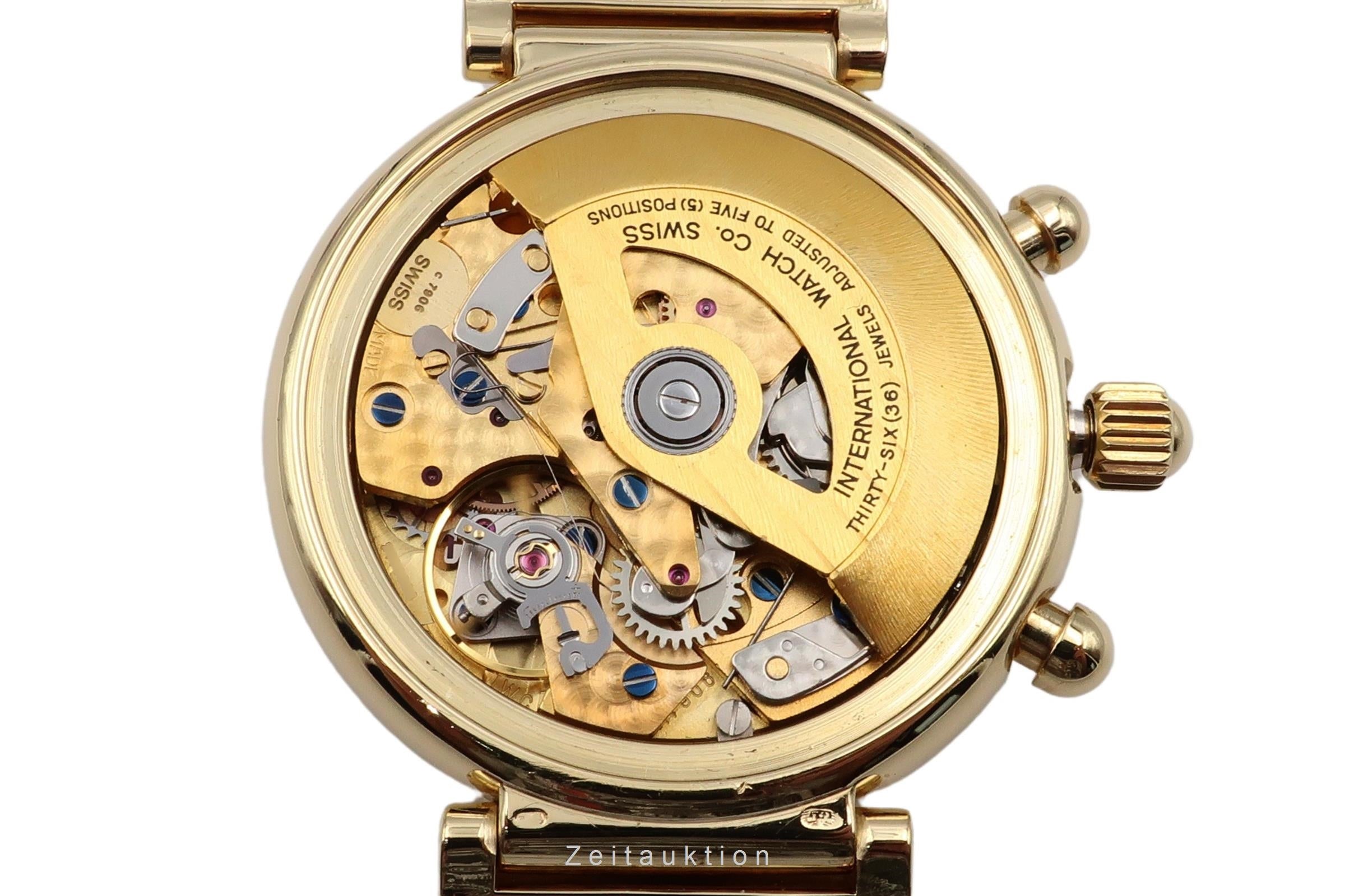 IWC Da Vinci cronografo oro 18 ct automatismo orologio da uomo IW375001  [2505606]