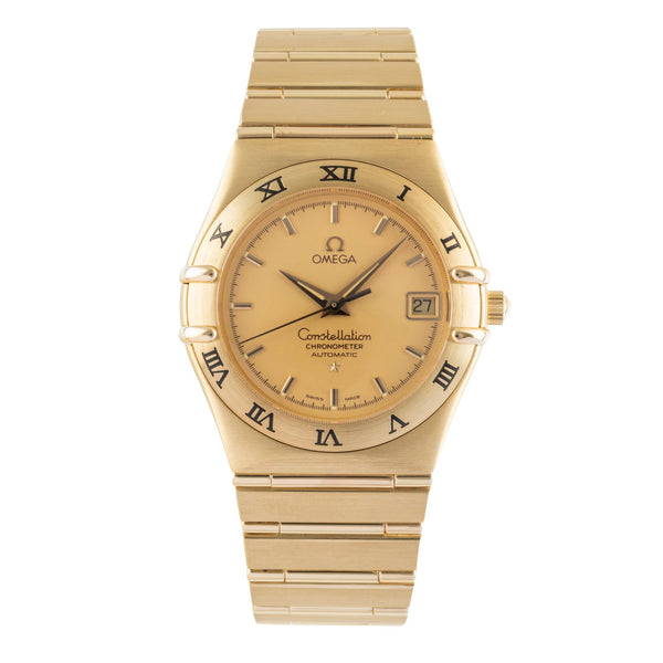 Omega Constellation oro 18 ct automatismo orologio da uomo 1102.10.00 LP: 45800EUR  [2505613]
