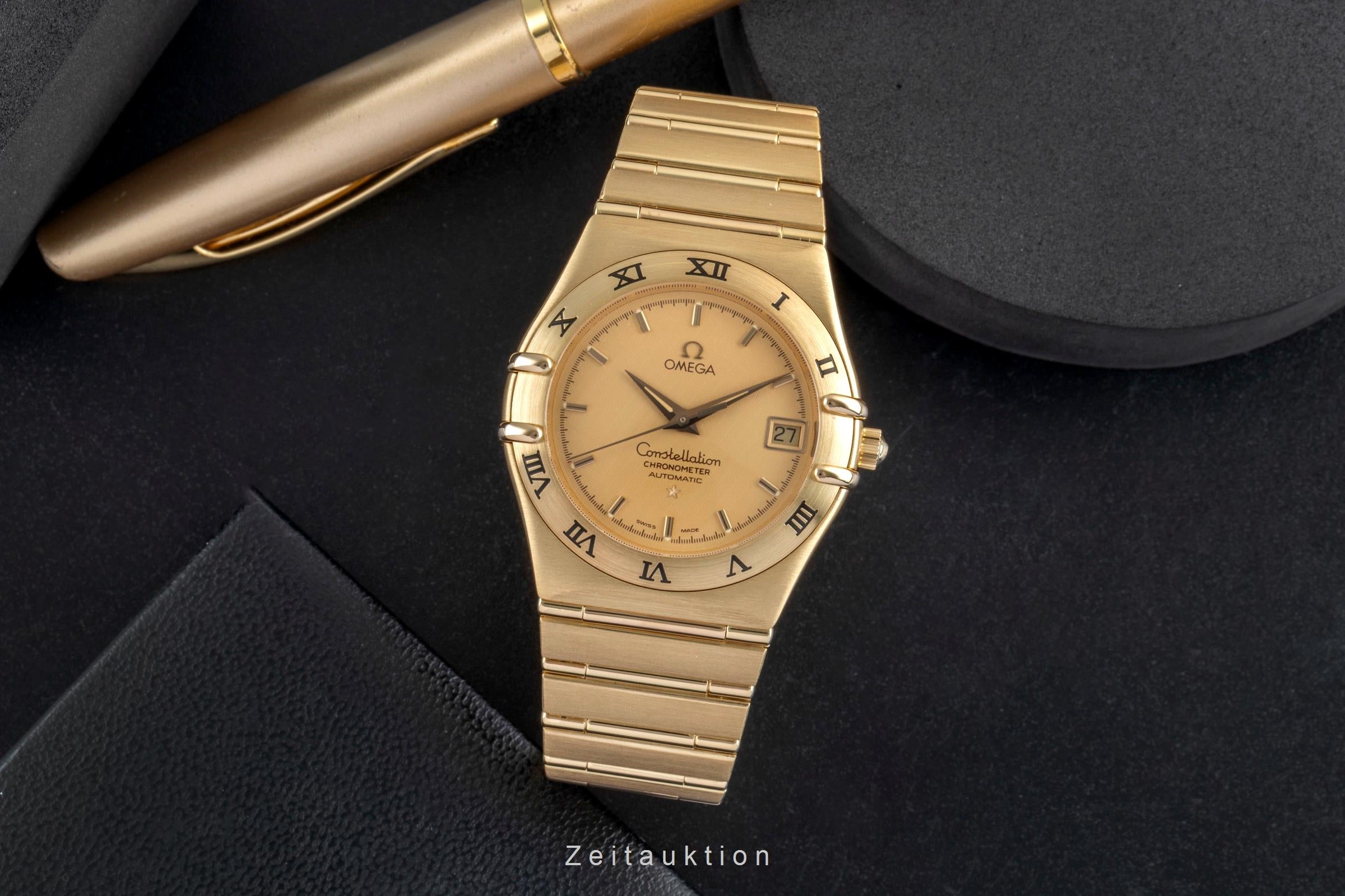 Omega Constellation oro 18 ct automatismo orologio da uomo 1102.10.00 LP: 45800EUR  [2505613]