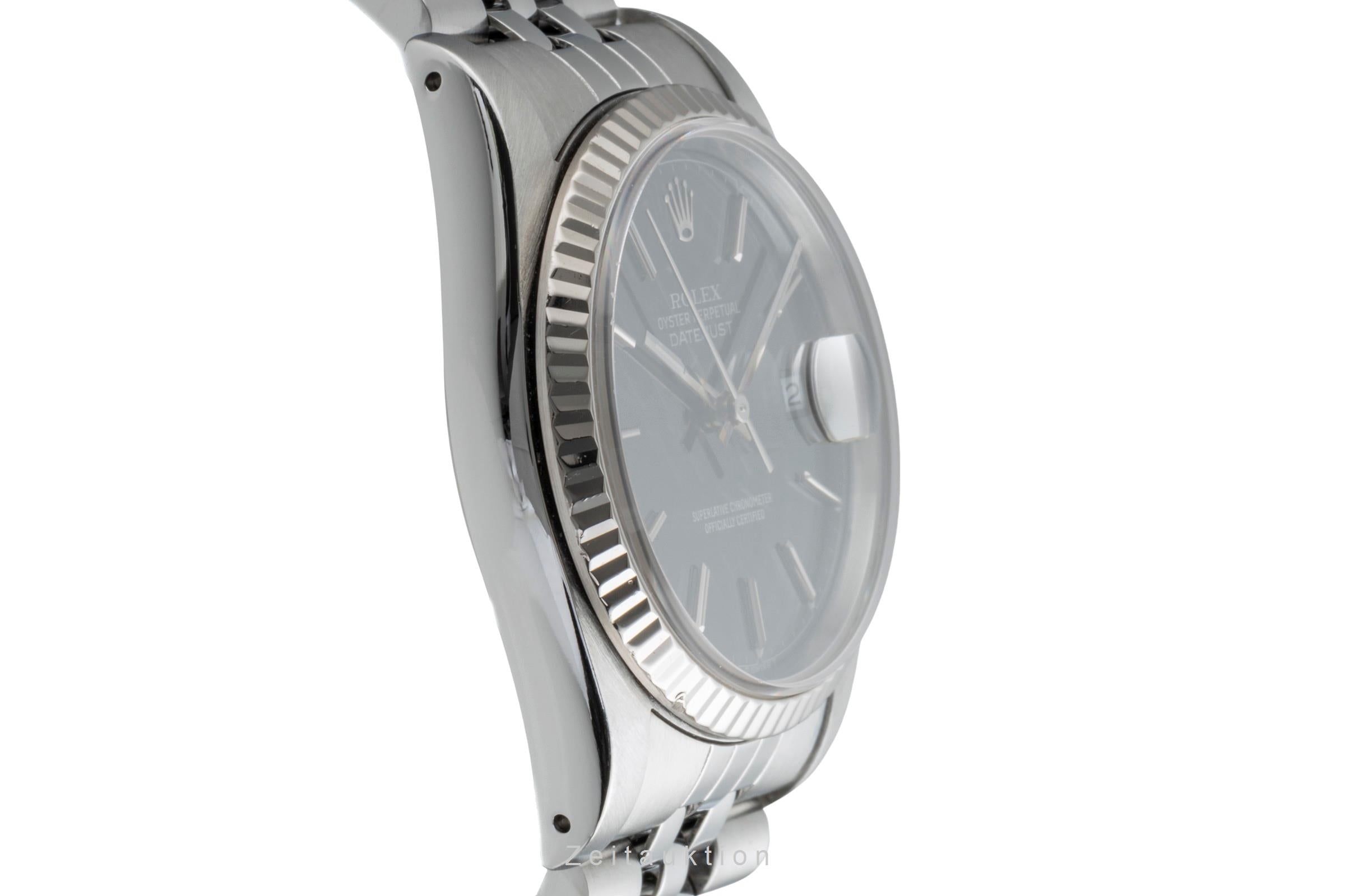 Rolex Datejust 36 Black Dial Stahl / Weissgold Ref. 16234 Box & Papiere 1990 [2505616]