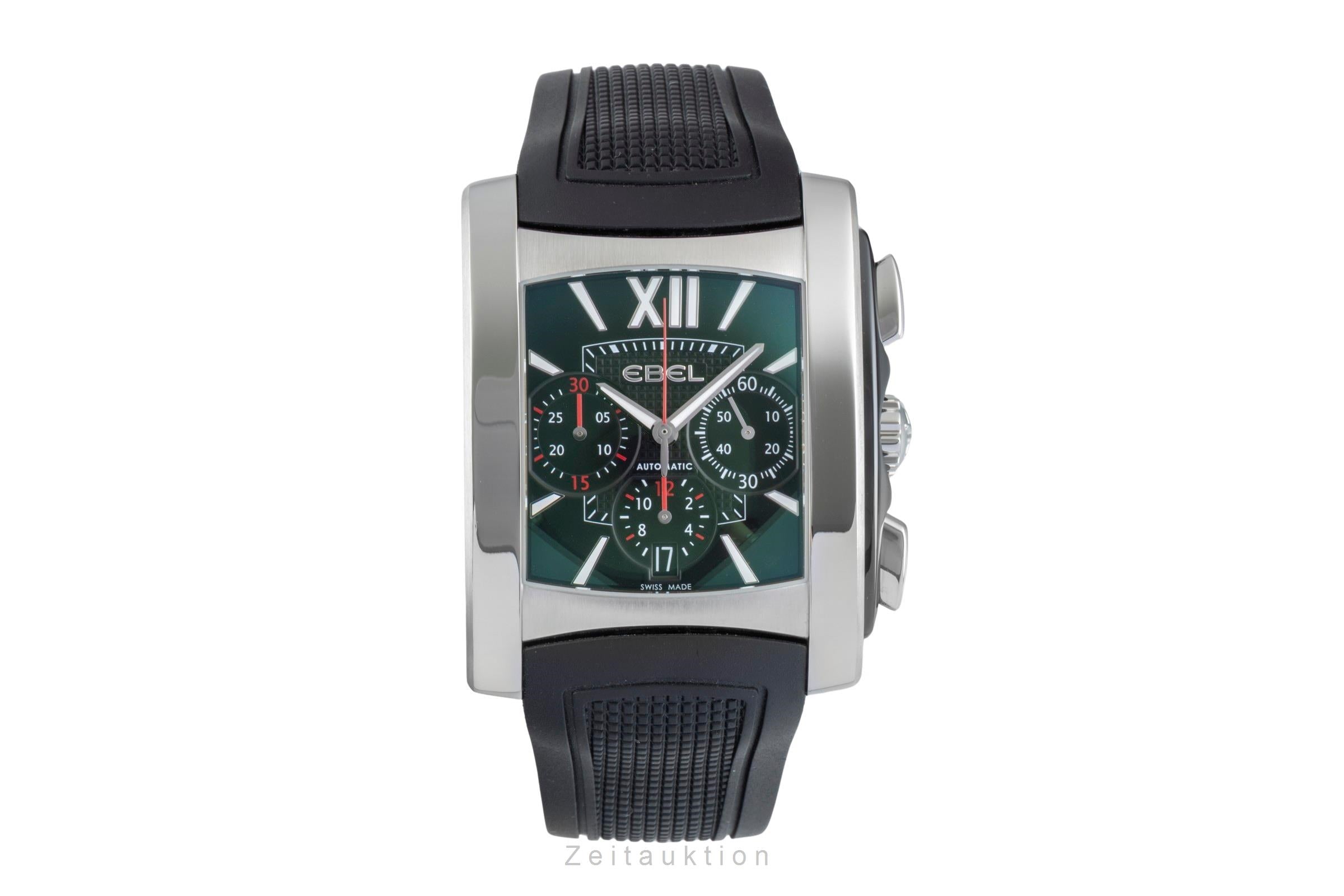 Ebel Brasilia chronograph steel automatic men's watch E9126M52  [2505619]