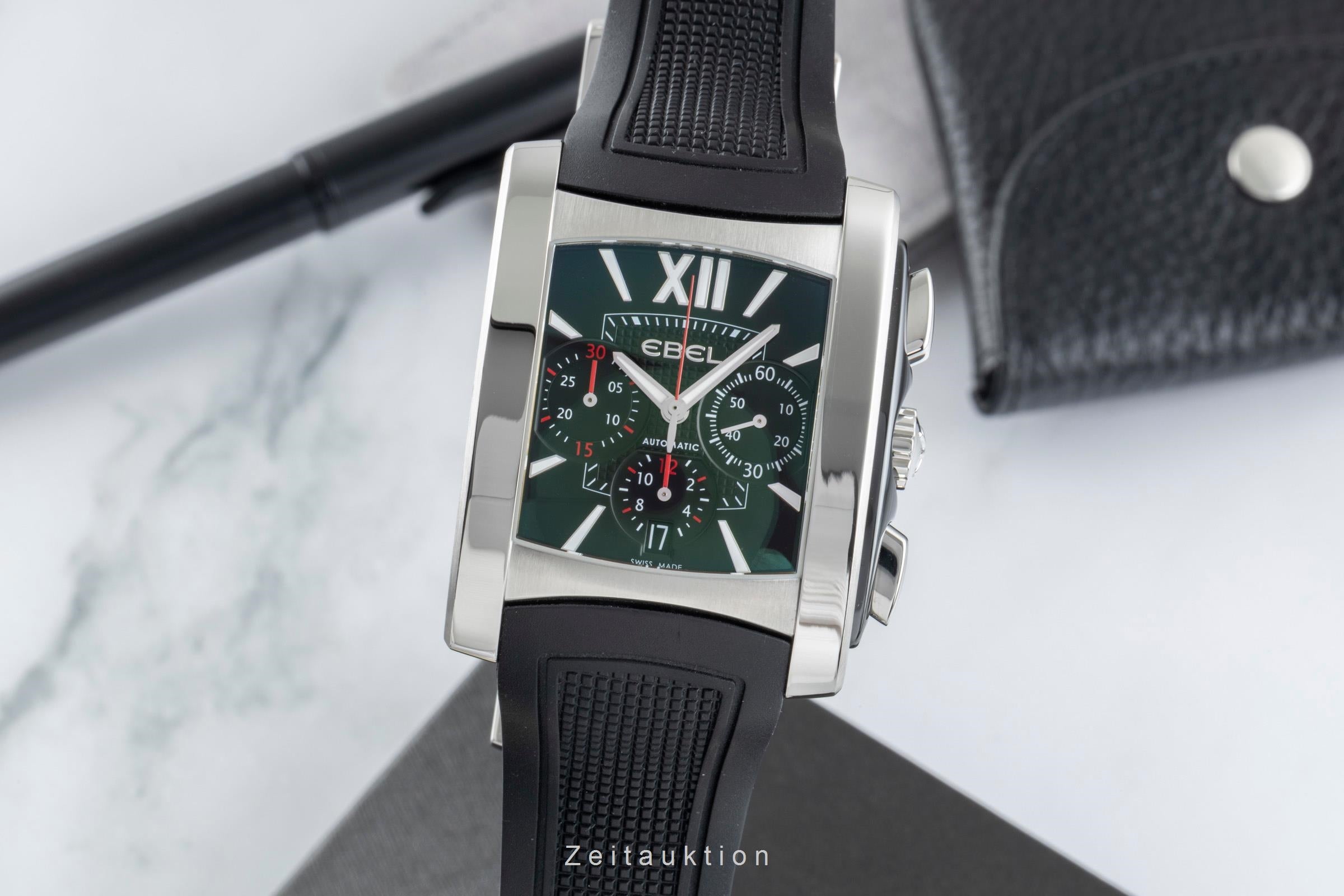 Ebel Brasilia chronographe acier automatique montre pour hommes E9126M52  [2505619]