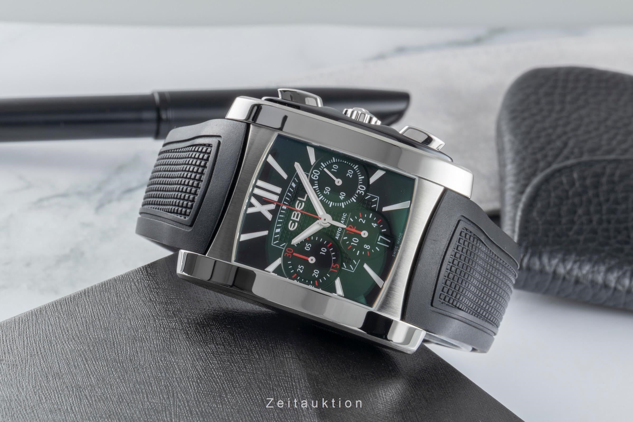 Ebel Brasilia chronograph steel automatic men's watch E9126M52  [2505619]