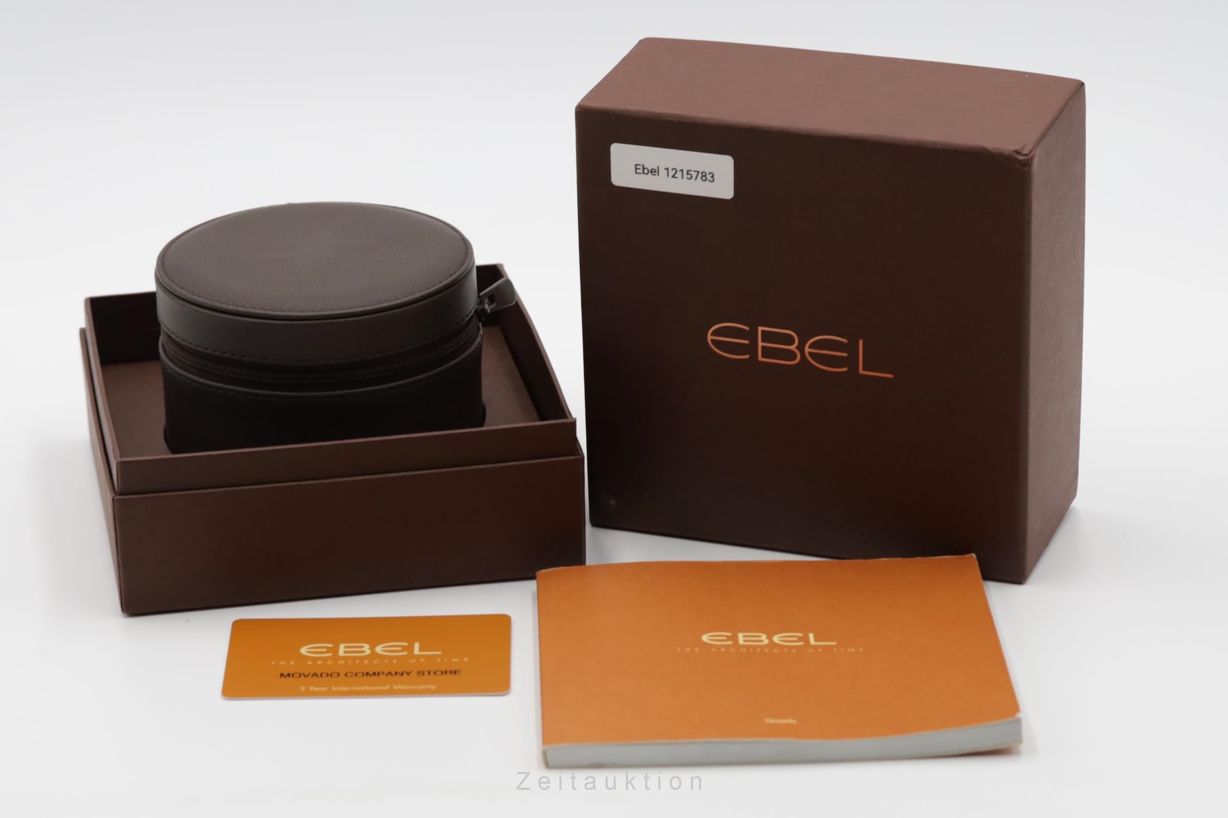 Ebel Brasilia chronograph steel automatic men's watch E9126M52  [2505619]