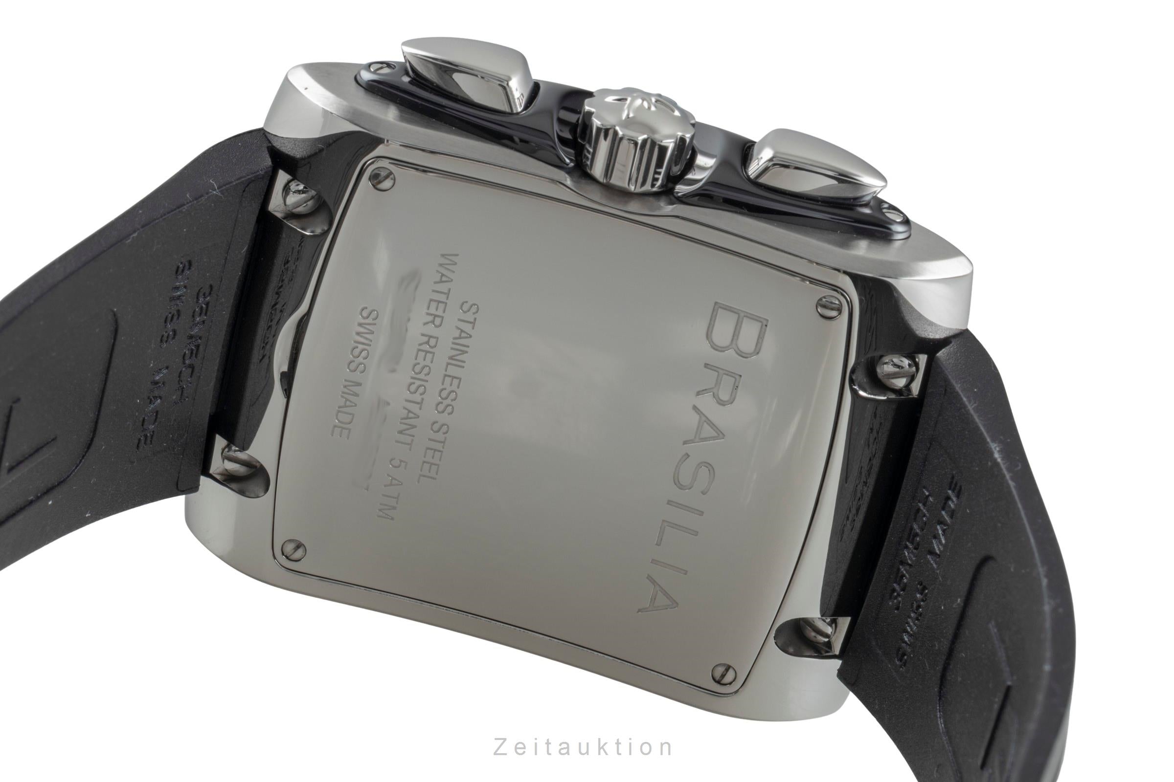 Ebel Brasilia chronograph steel automatic men's watch E9126M52  [2505619]