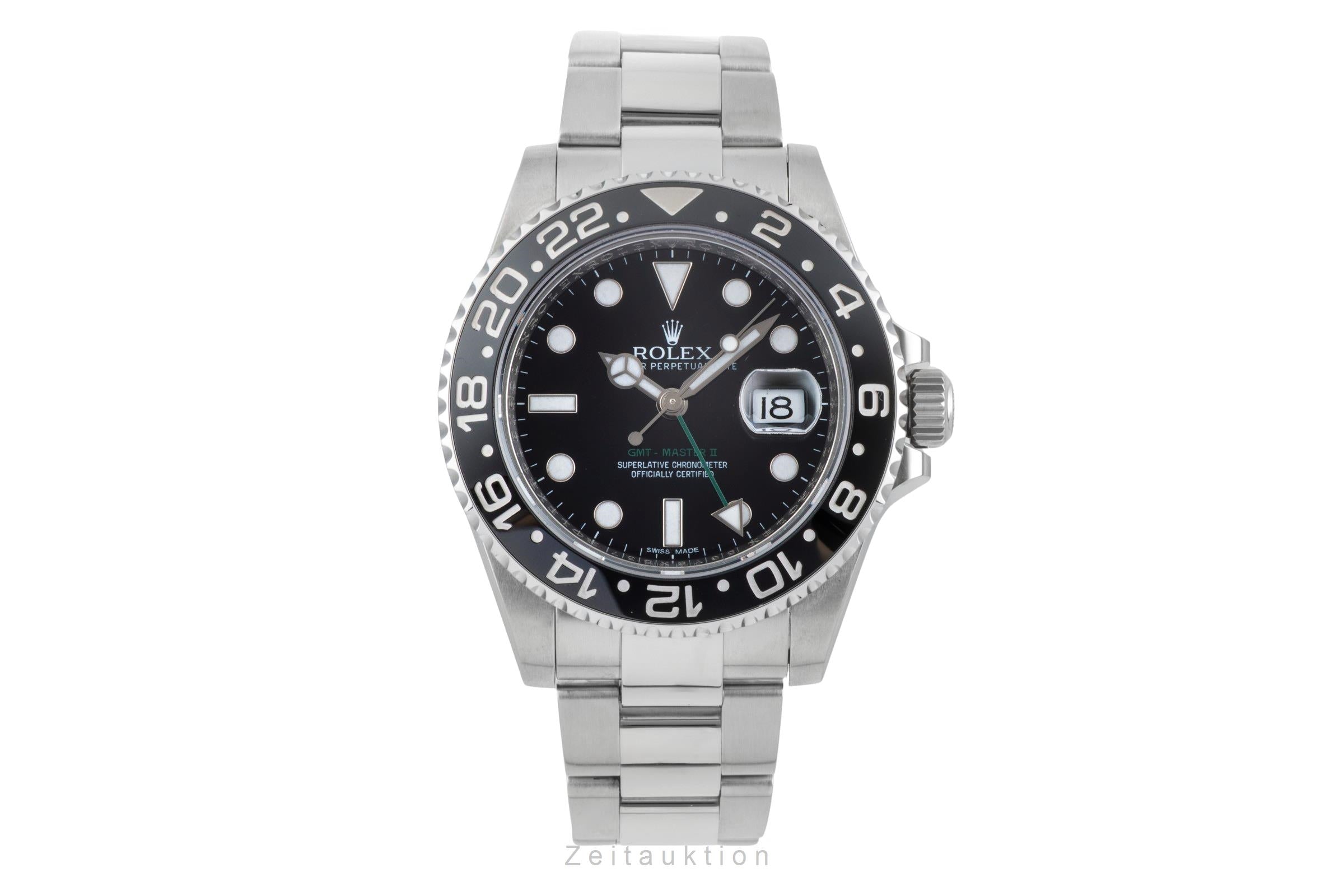 Rolex GMT-Master II steel automatic men's watch 116710LN  [2505621]