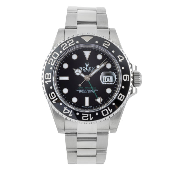 Rolex GMT-Master II steel automatic men's watch 116710LN  [2505621]