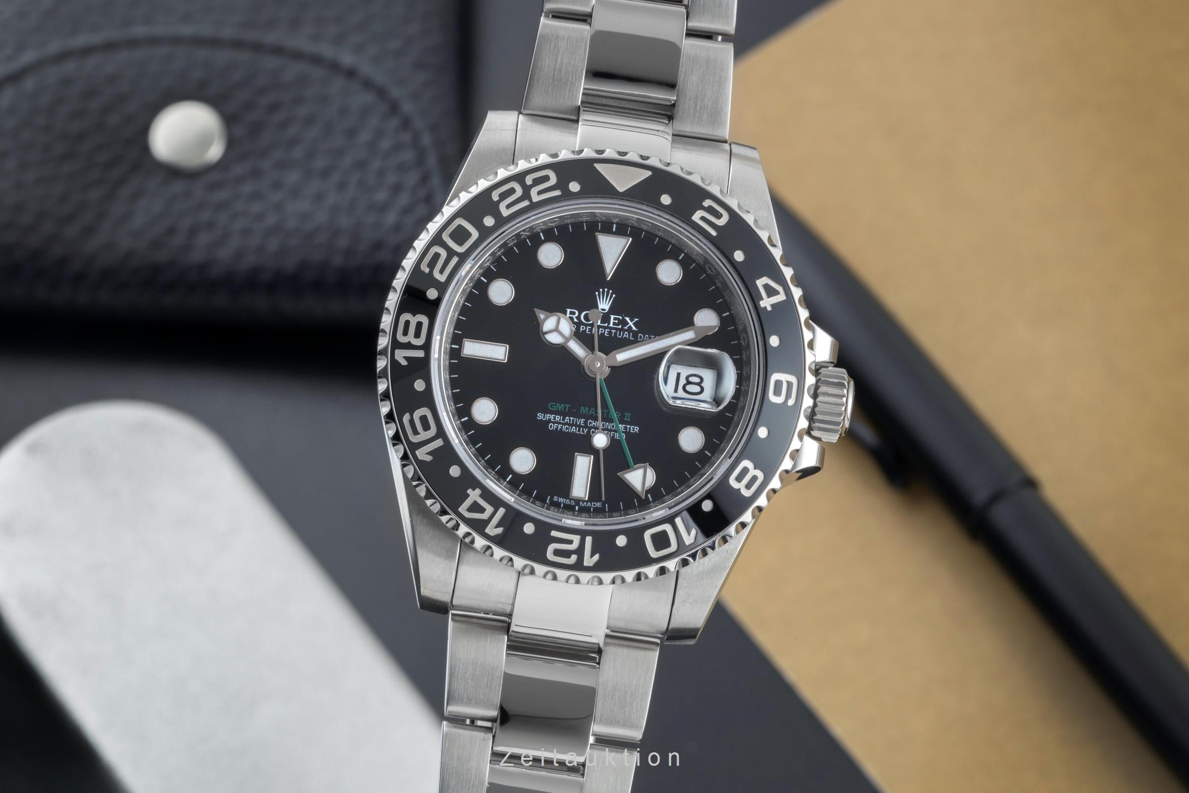 Rolex GMT-Master II steel automatic men's watch 116710LN  [2505621]