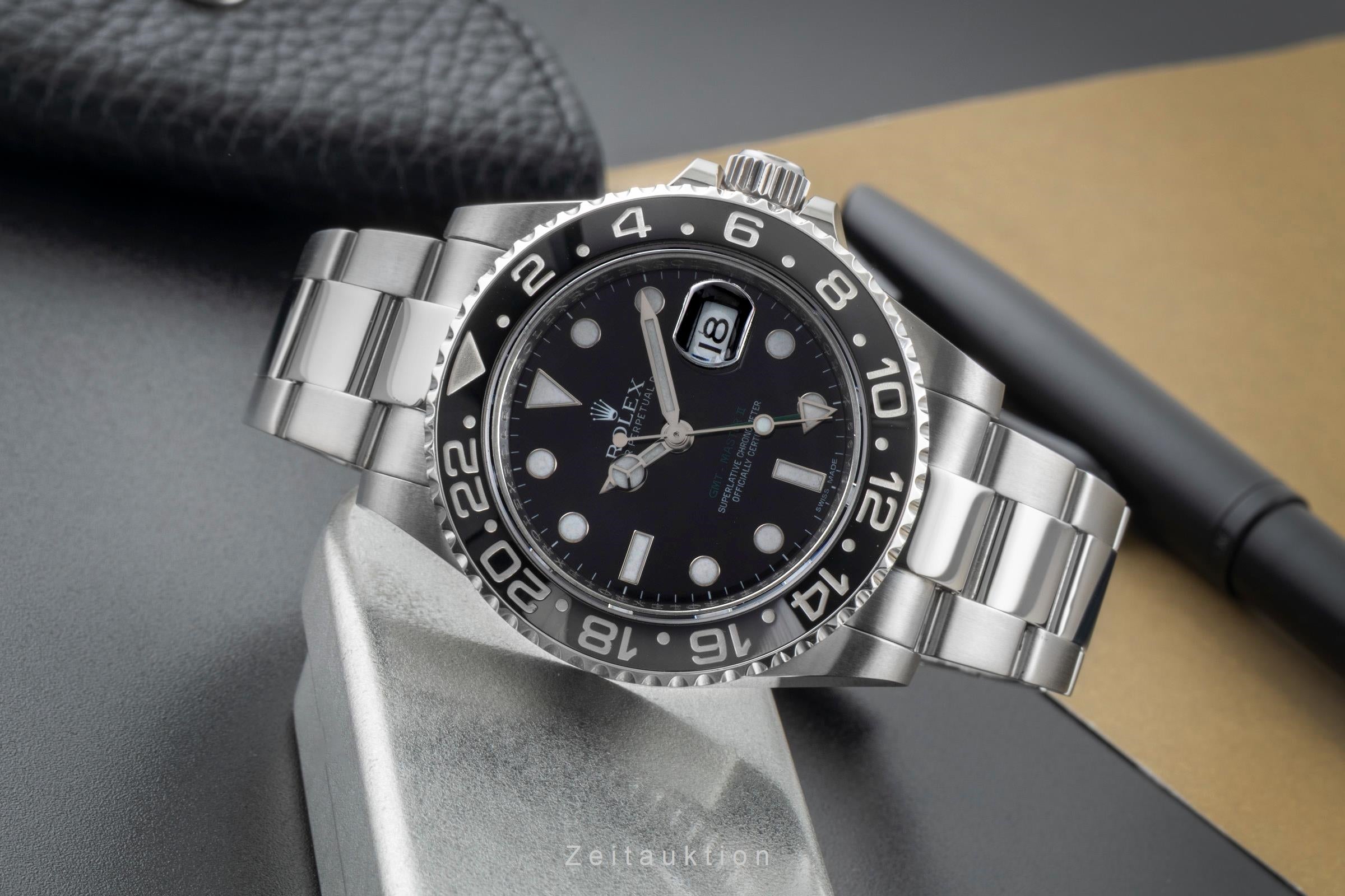 Rolex GMT-Master II steel automatic men's watch 116710LN  [2505621]