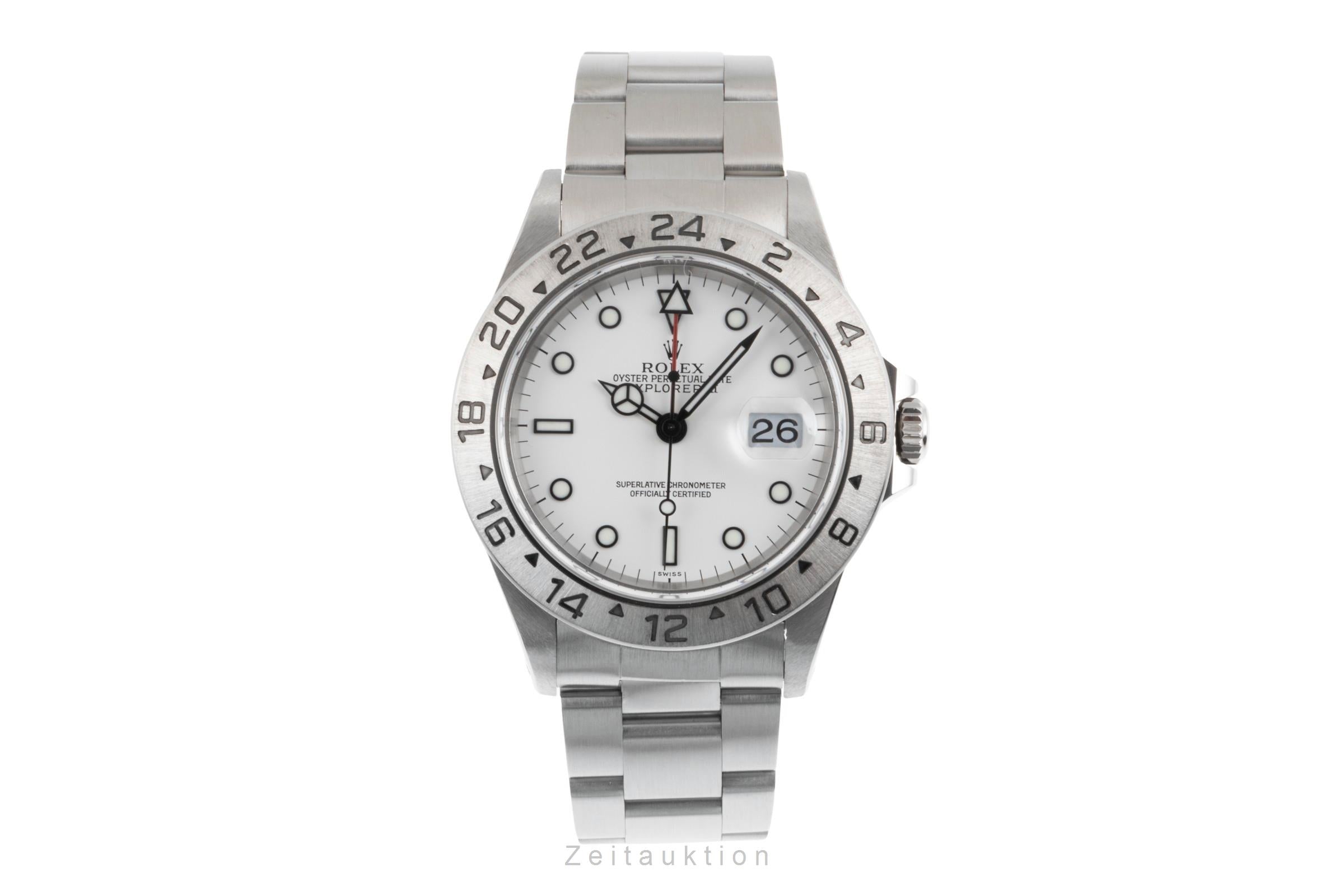 Rolex Explorer II acero automático reloj para caballeros 16570  [2505622]