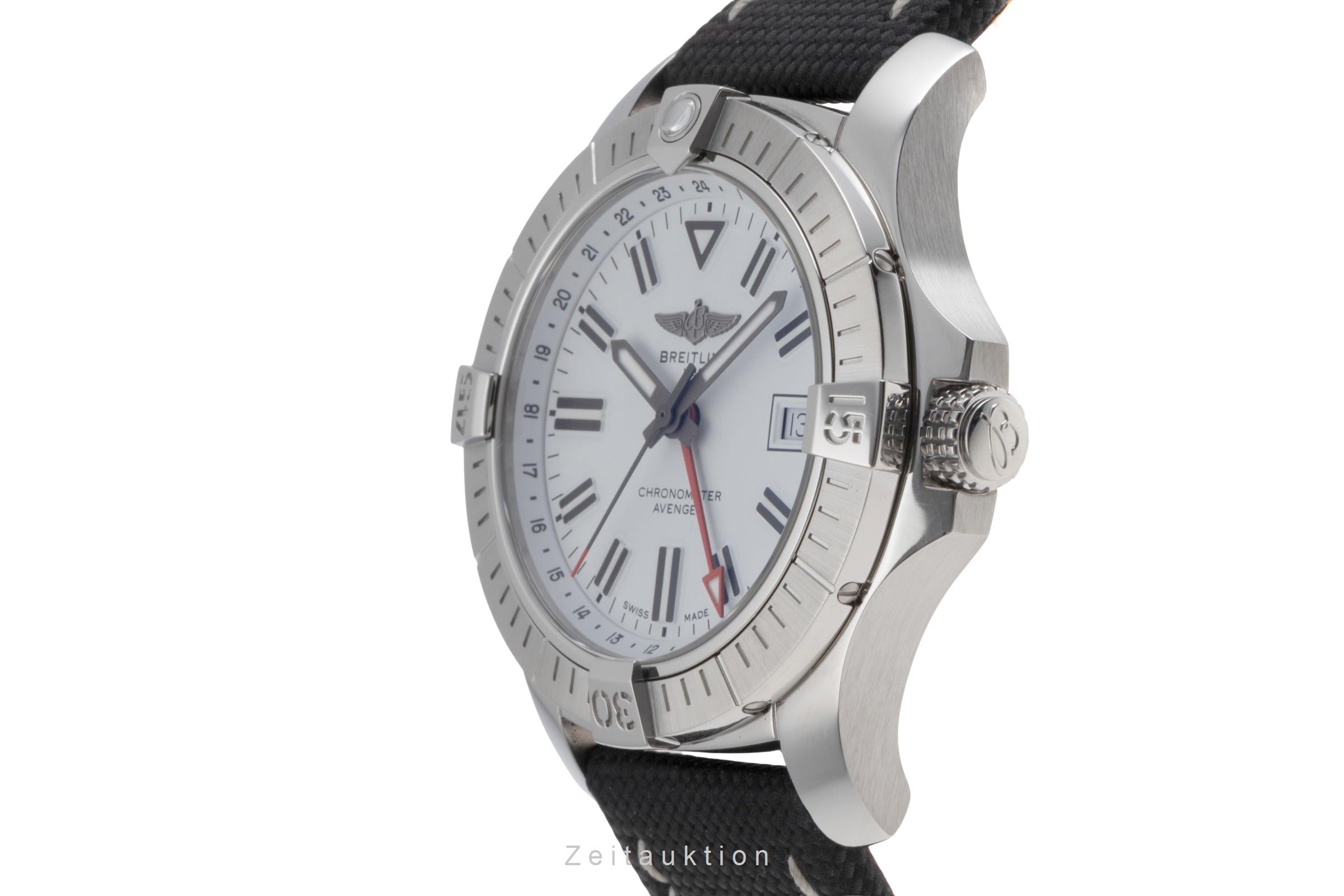 Breitling Avenger II GMT steel automatic men's watch A32397101A1X1  [2505626]