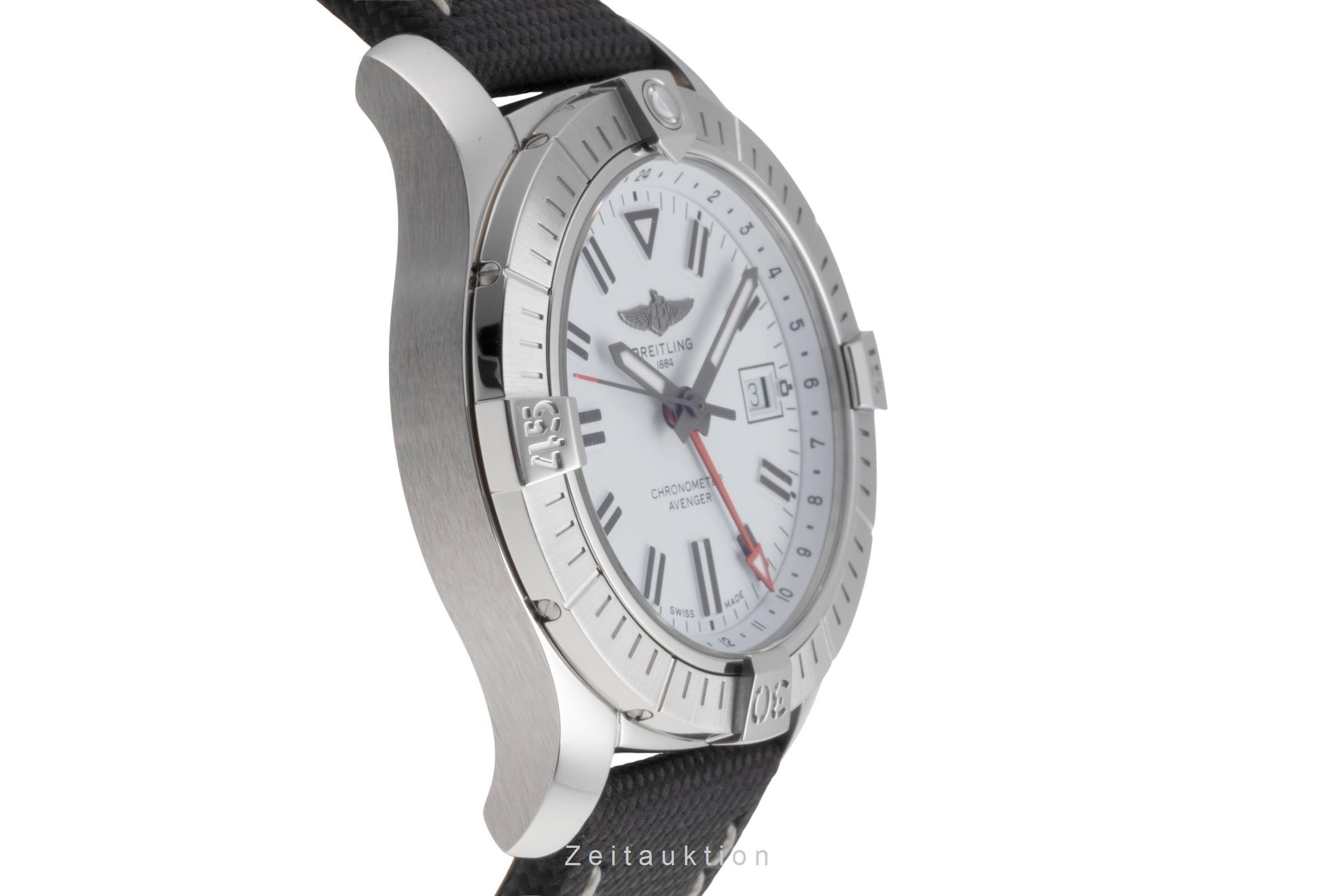 Breitling Avenger II GMT steel automatic men's watch A32397101A1X1  [2505626]