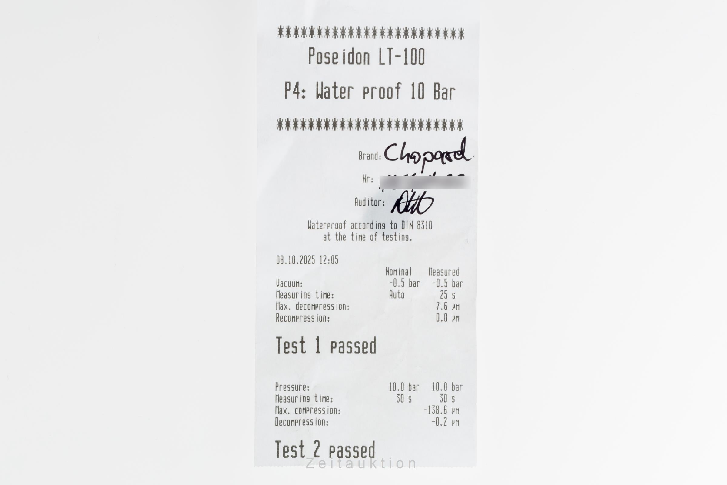 Chopard Mille Miglia chronographe acier automatique montre pour hommes 8530  [2505627]