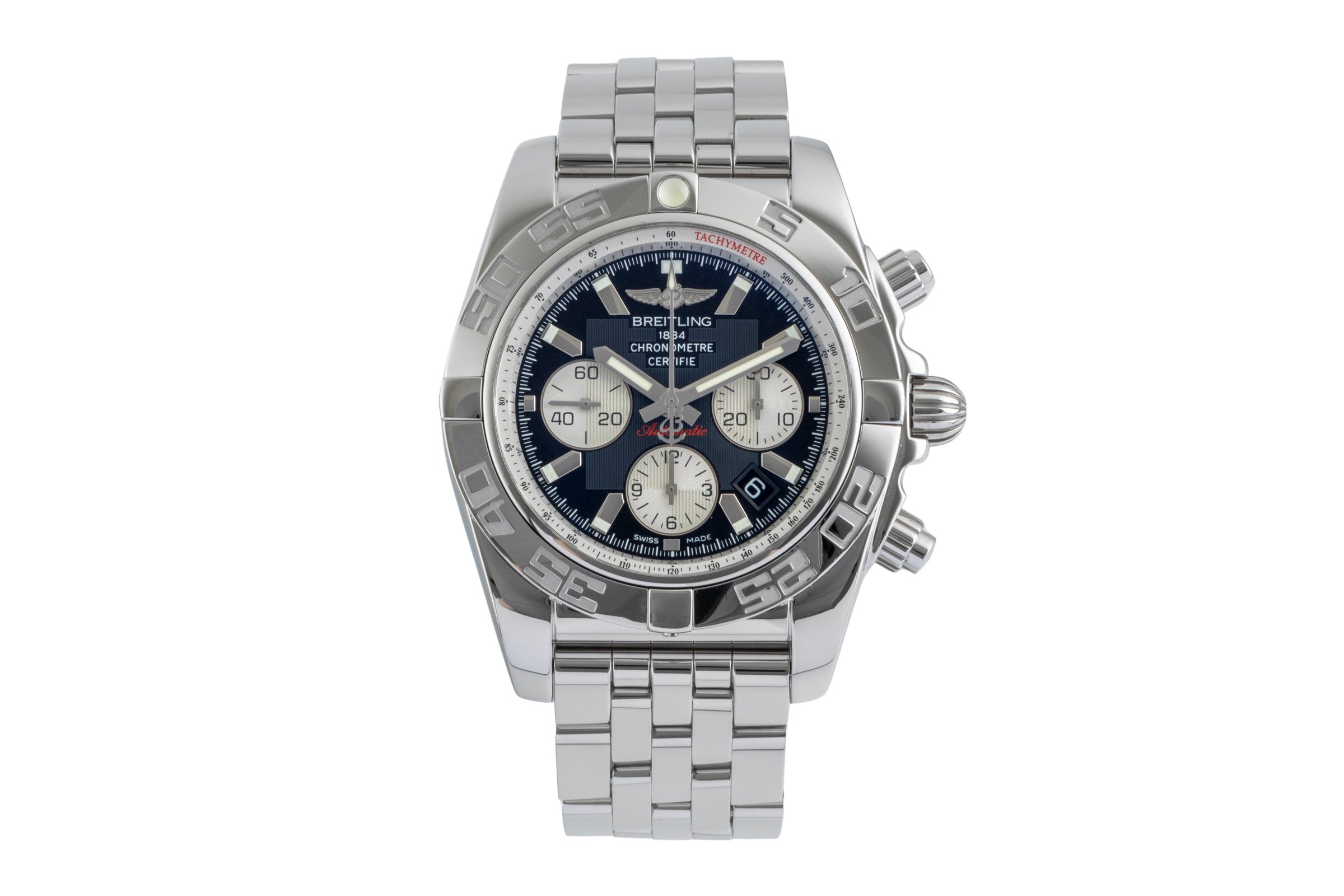 Breitling Chronomat 44 chronographe acier automatique montre pour hommes AB011012/BE69	  [2505629]