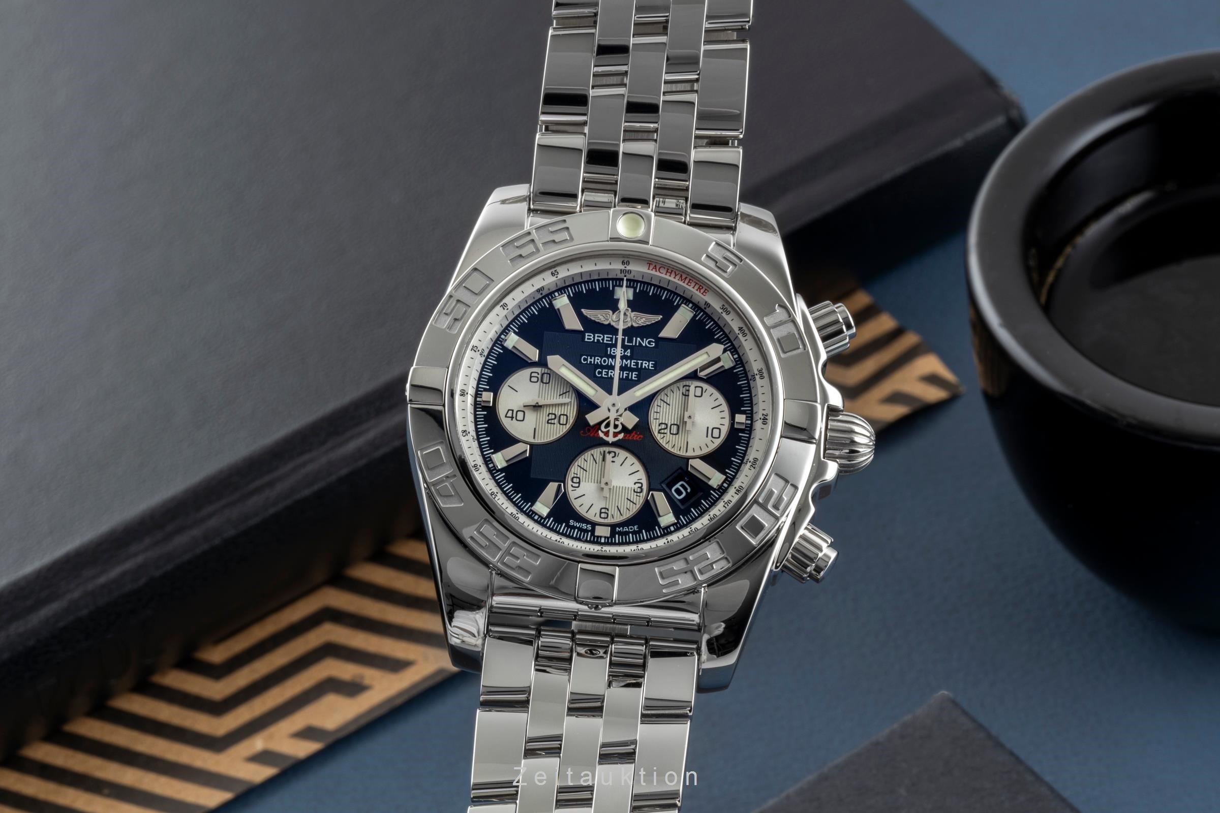 Breitling Chronomat 44 chronographe acier automatique montre pour hommes AB011012/BE69	  [2505629]