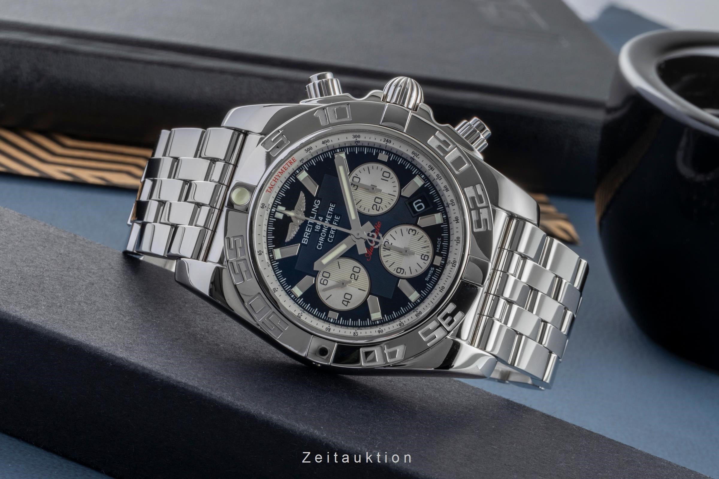 Breitling Chronomat 44 cronógrafo acero automático reloj para caballeros AB011012/BE69	  [2505629]