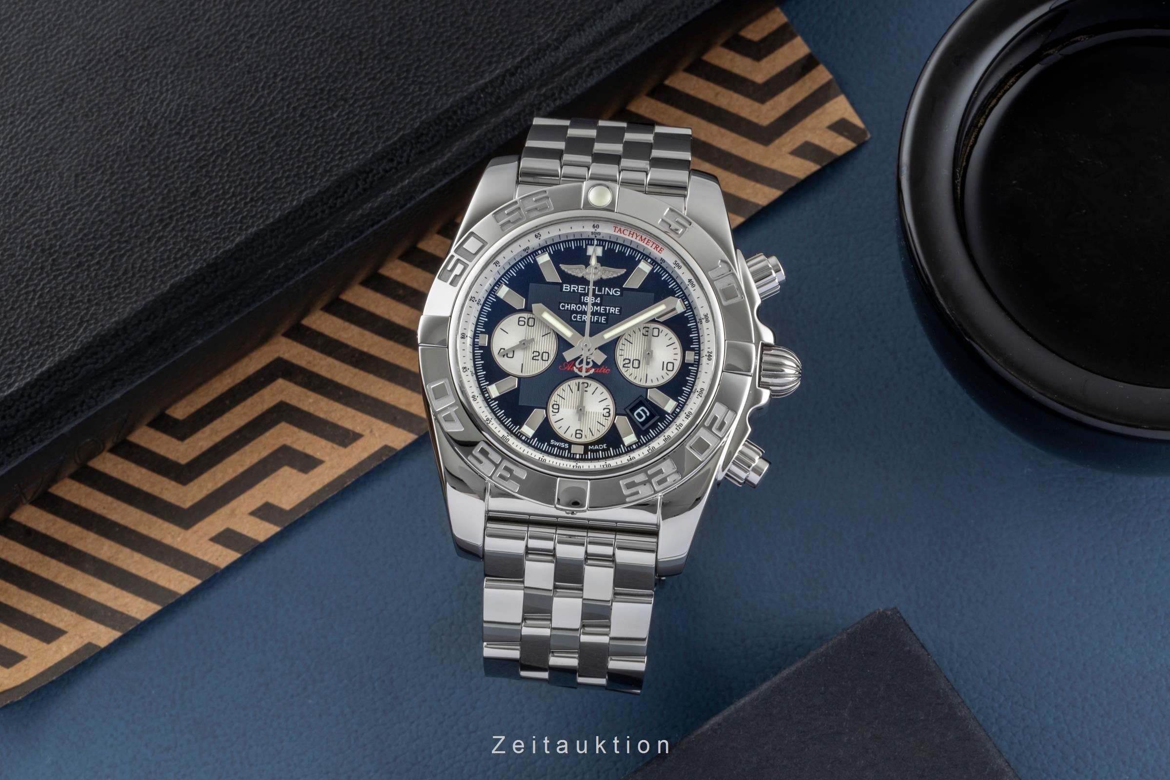 Breitling Chronomat 44 cronógrafo acero automático reloj para caballeros AB011012/BE69	  [2505629]