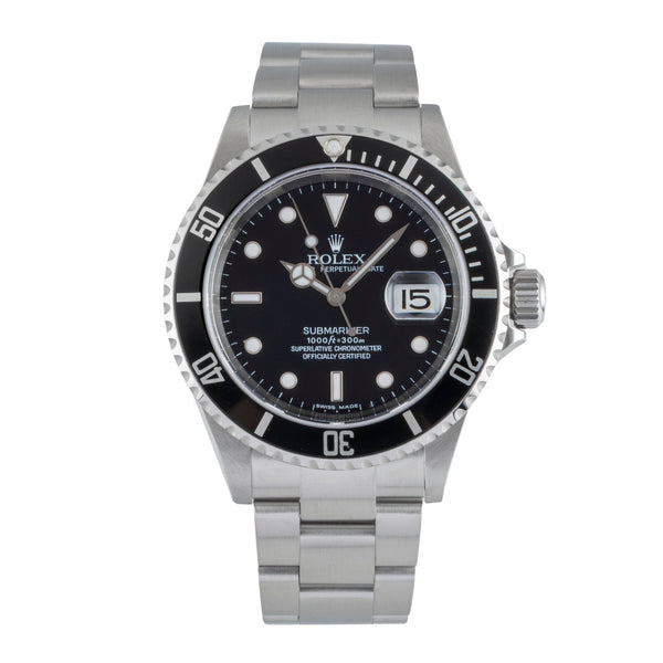 Rolex Submariner acero automático reloj para caballeros 16610T  [2505631]
