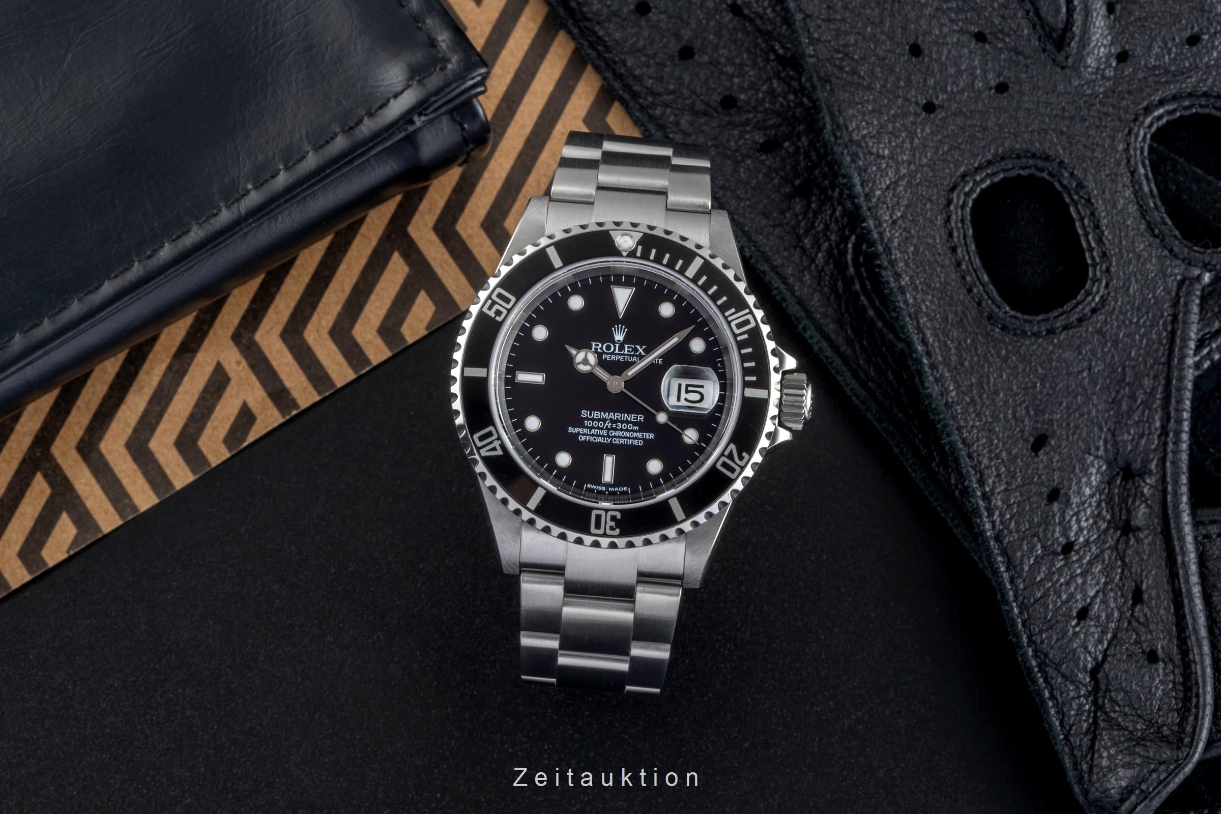 Rolex Submariner acero automático reloj para caballeros 16610T  [2505631]