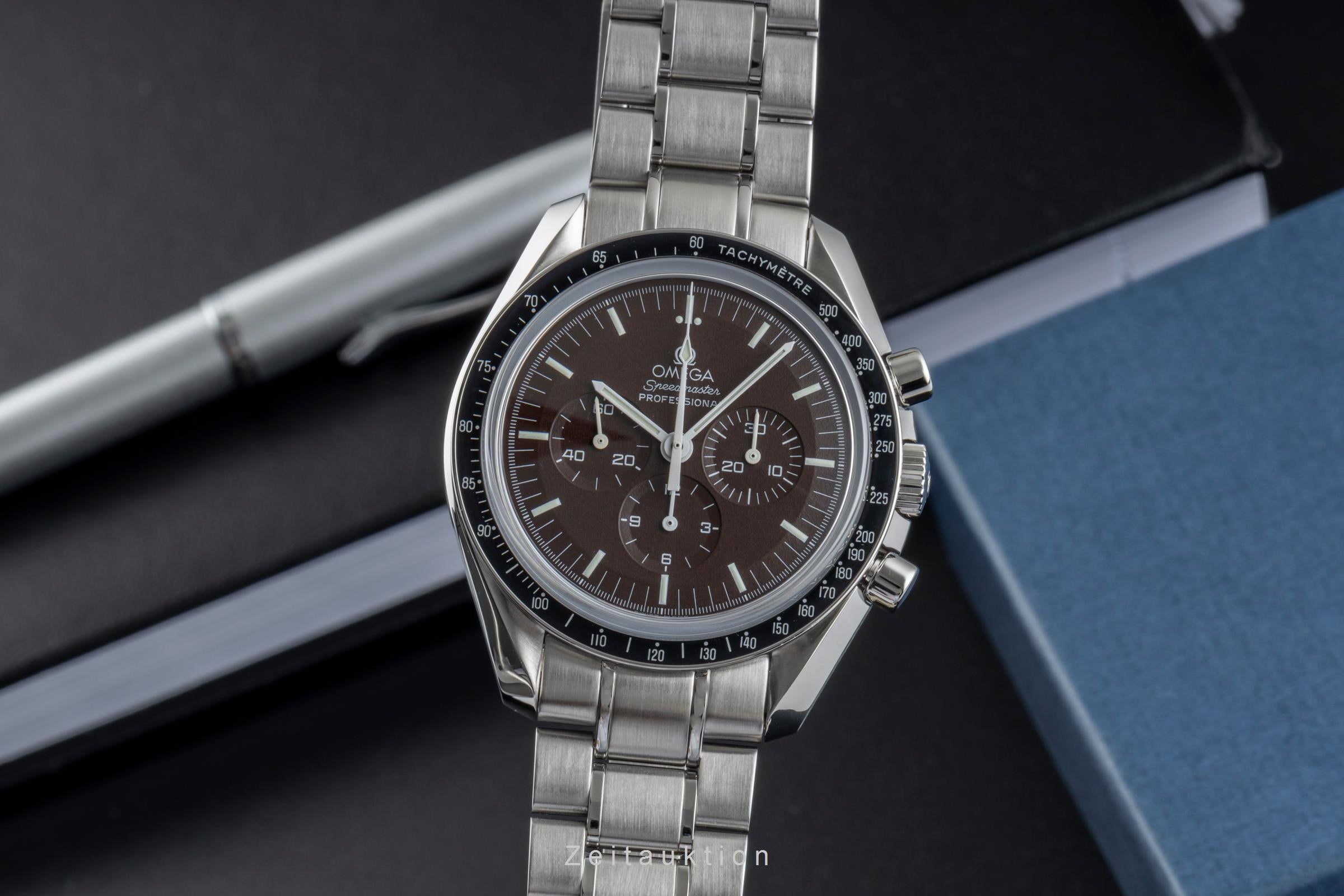 Omega Speedmaster Moonwatch chronographe acier à remontage manuel montre pour hommes 311.30.42.30.13.001 LP: 8300EUR  [2505633]