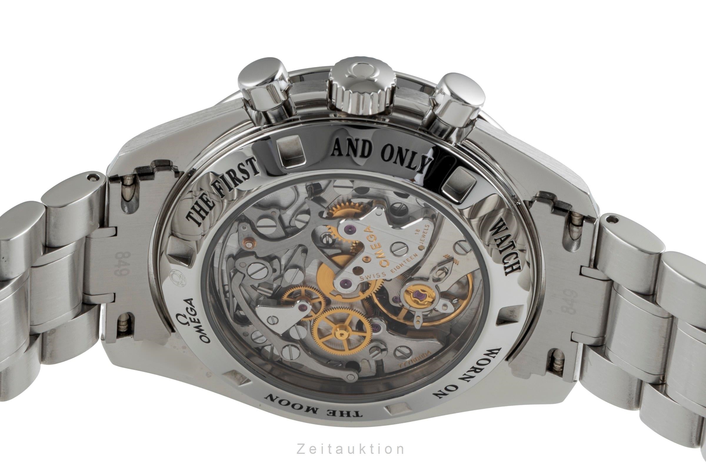 Omega Speedmaster Moonwatch chronographe acier à remontage manuel montre pour hommes 311.30.42.30.13.001 LP: 8300EUR  [2505633]