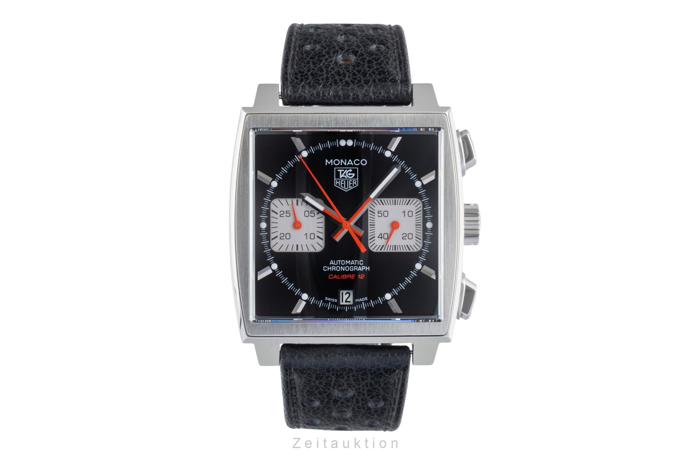 Tag Heuer Monaco chronographe acier automatique montre pour hommes CAW2114  [2505635]