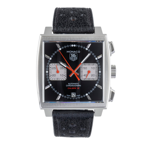 Tag Heuer Monaco chronographe acier automatique montre pour hommes CAW2114  [2505635]