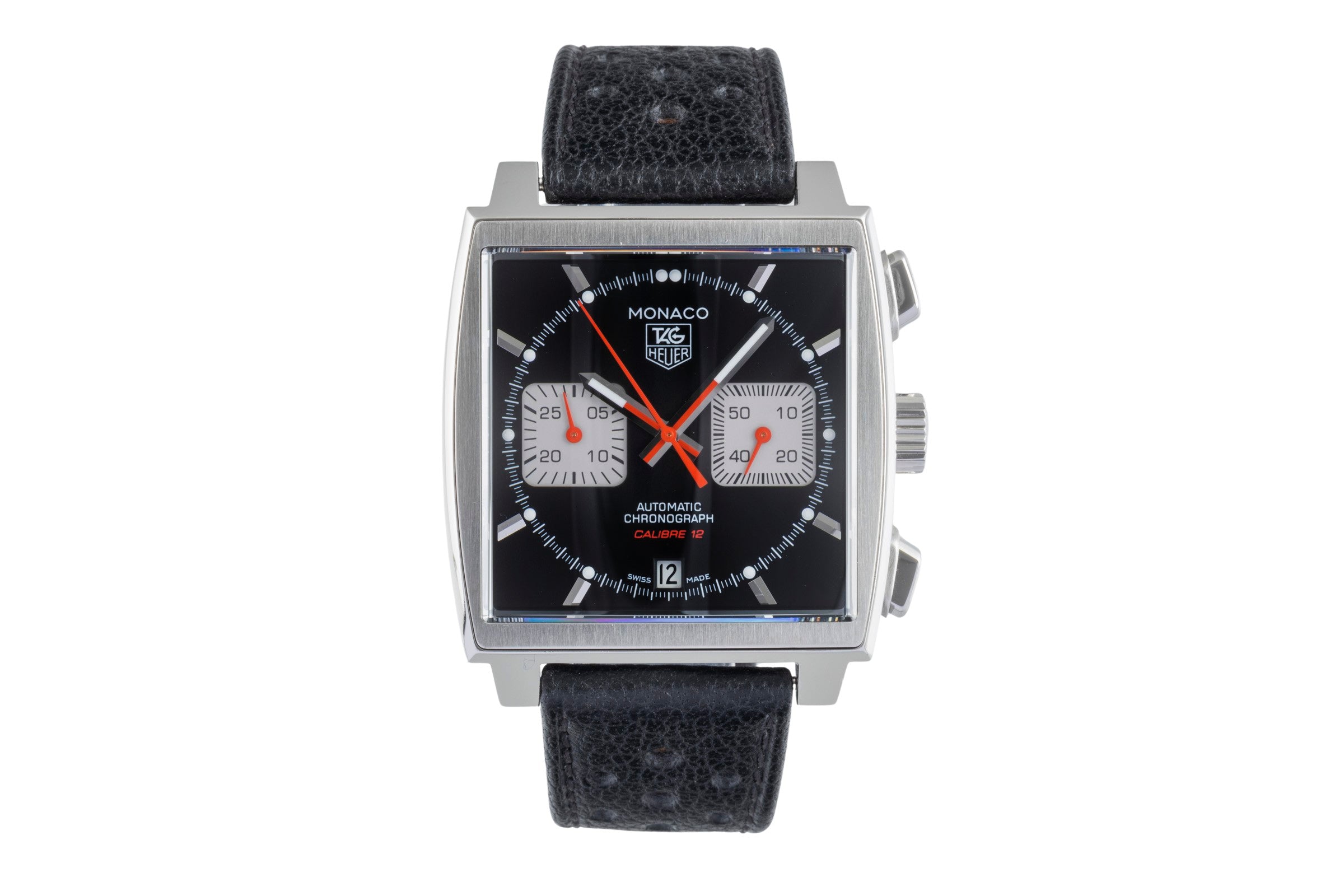 Tag Heuer Monaco chronographe acier automatique montre pour hommes CAW2114  [2505635]