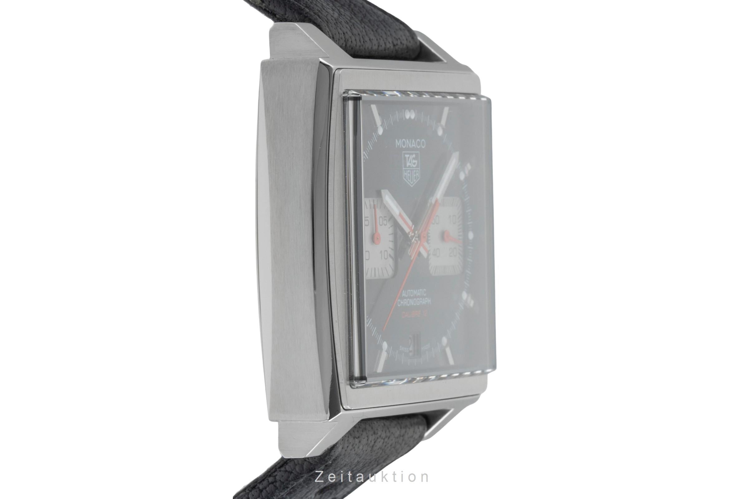 Tag Heuer Monaco chronographe acier automatique montre pour hommes CAW2114  [2505635]