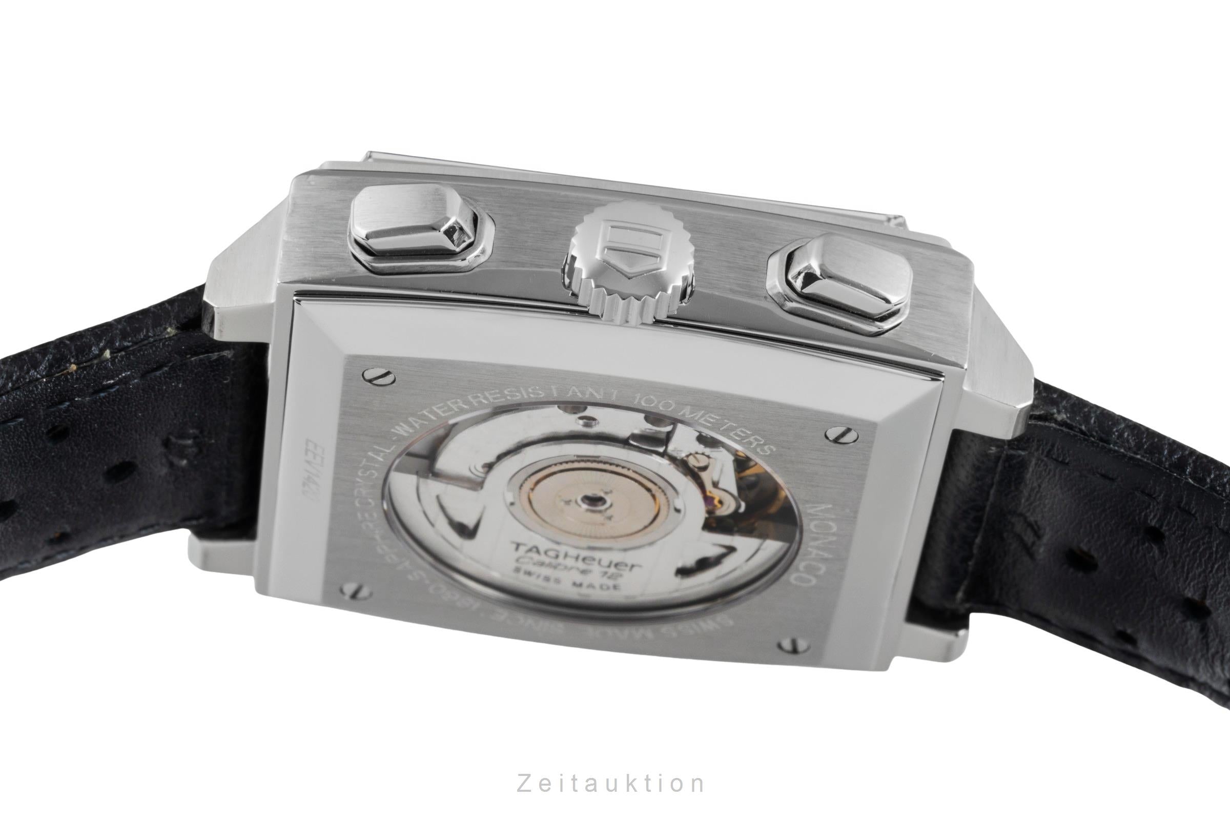 Tag Heuer Monaco chronographe acier automatique montre pour hommes CAW2114  [2505635]