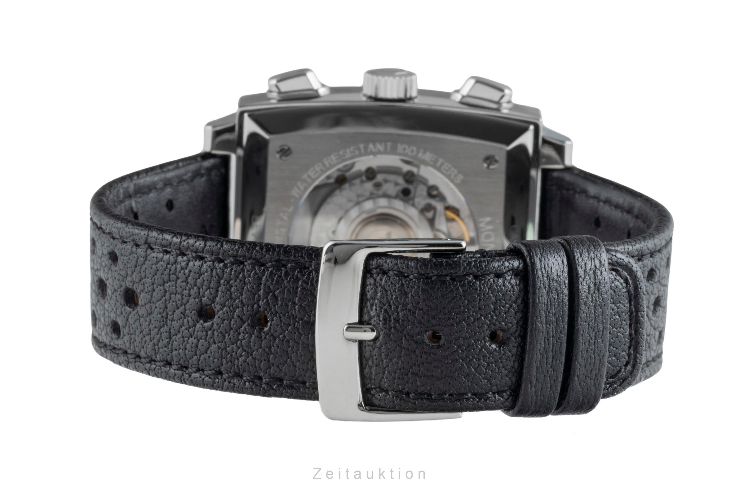 Tag Heuer Monaco chronographe acier automatique montre pour hommes CAW2114  [2505635]