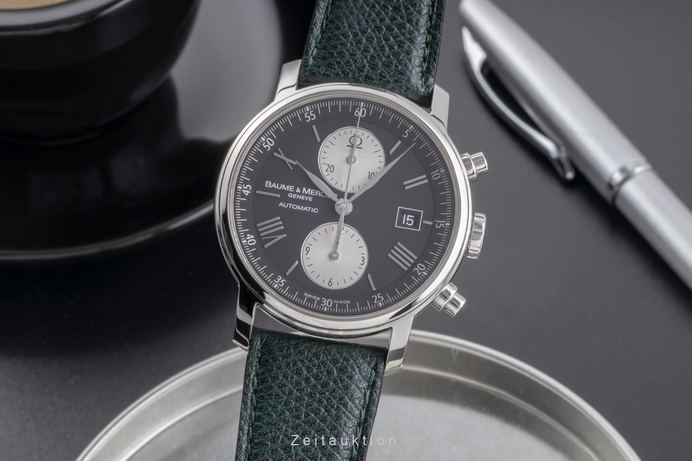 Baume & Mercier Classima chronograph steel automatic Kal. BM 13750