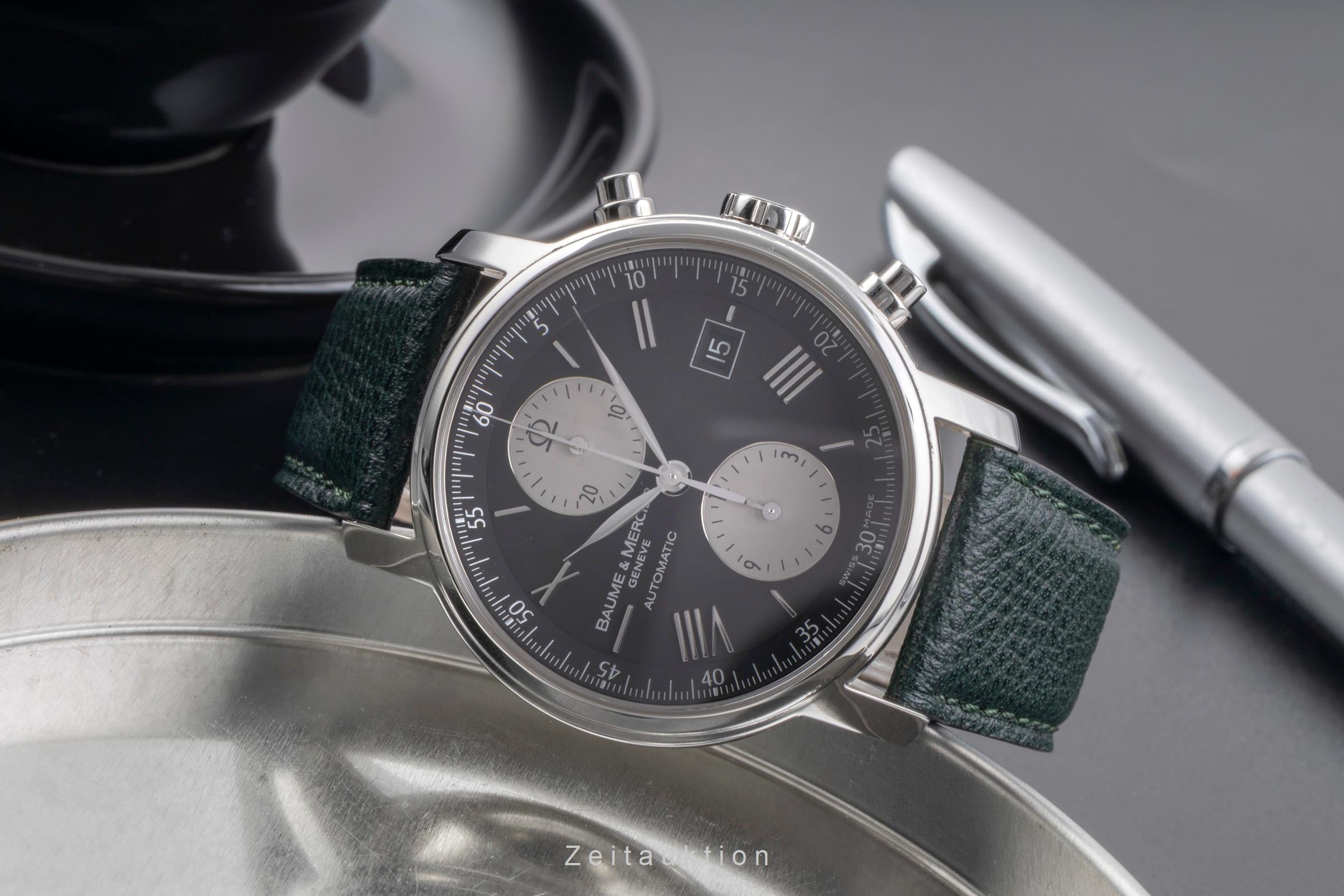 Baume & Mercier Classima chronograph steel automatic men's watch MOA08733  65591  [2505636]