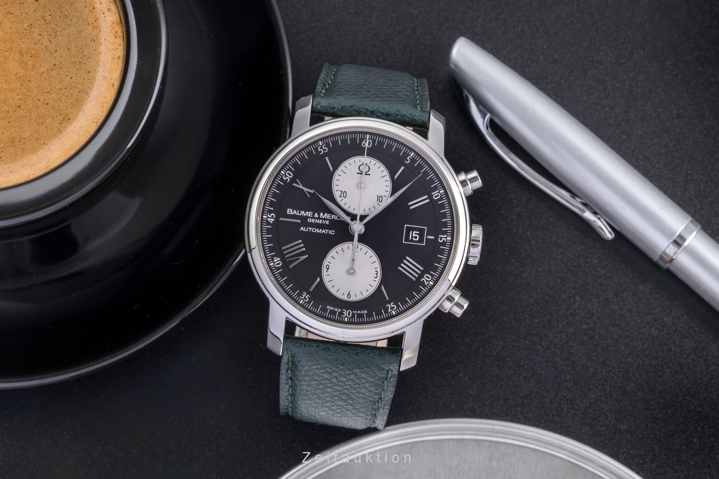 Baume & Mercier Classima chronograph steel automatic Kal. BM 13750