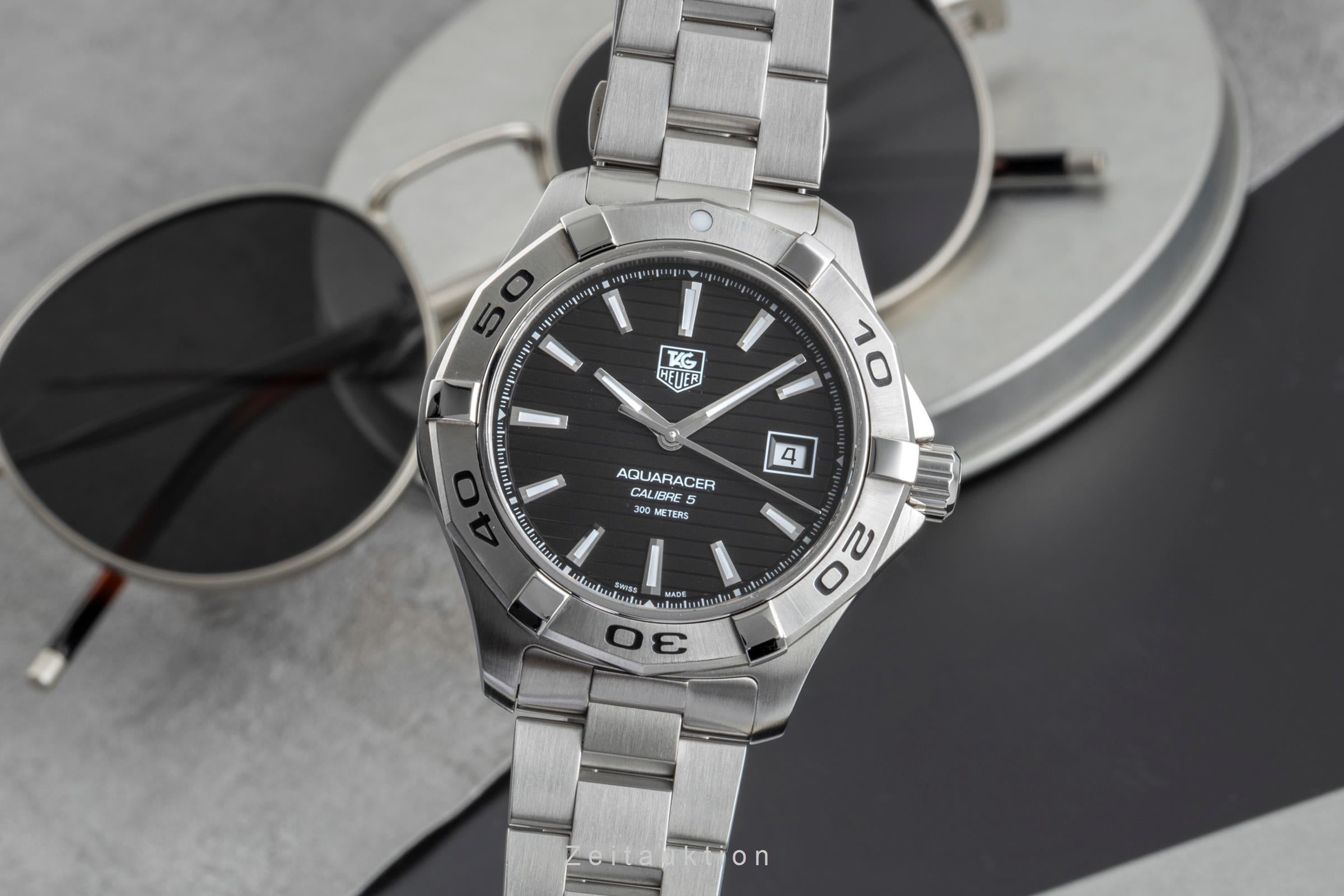 Tag Heuer Aquaracer acier automatique montre pour hommes WAP2010 LP: 4300EUR  [2505638]