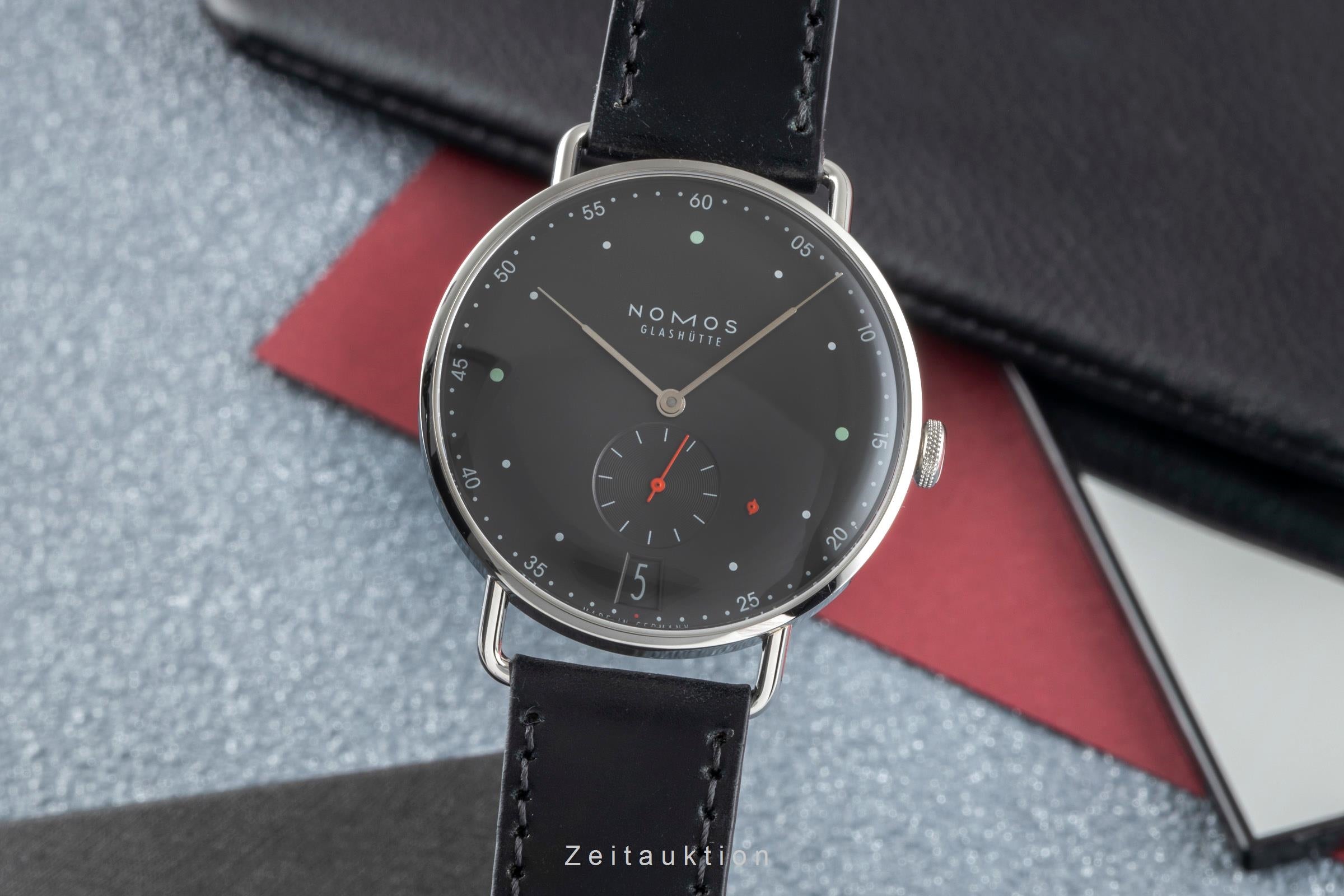 Nomos Metro steel manual winding men's watch 1103  [2505640]