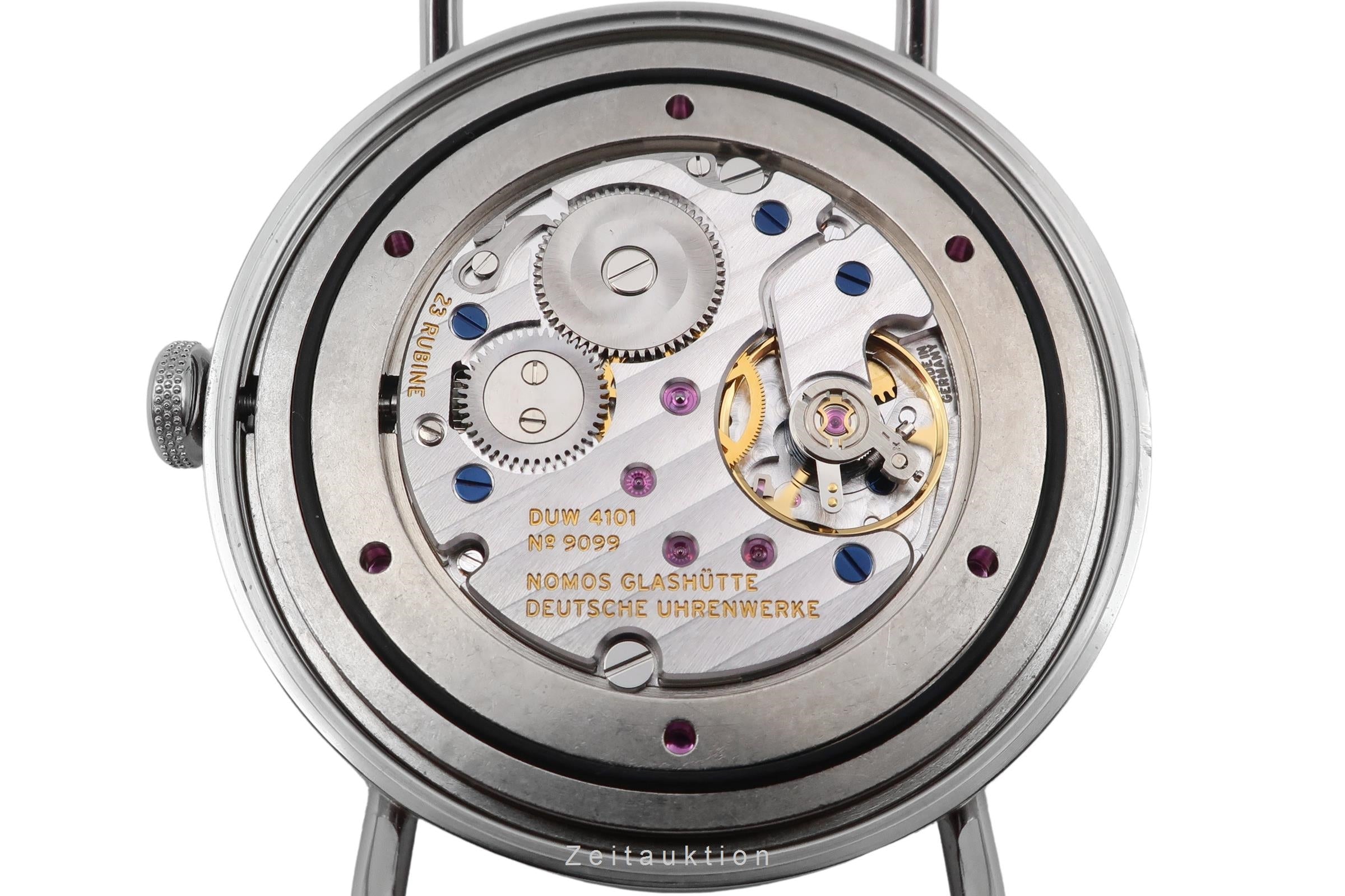 Nomos Metro steel manual winding men's watch 1103  [2505640]